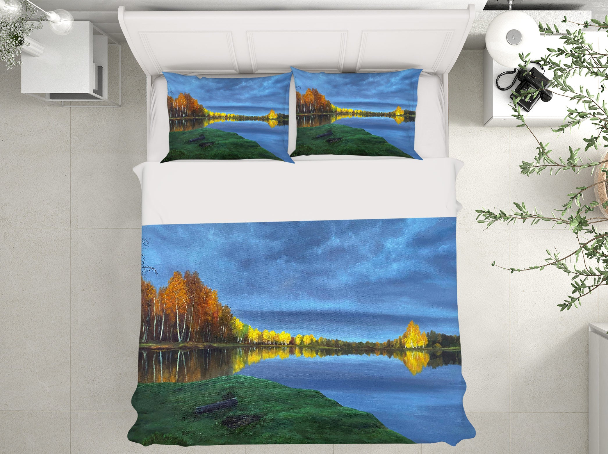 3D Lakeside Meadow 9785 Marina Zotova Bedding Bed Pillowcases Quilt
