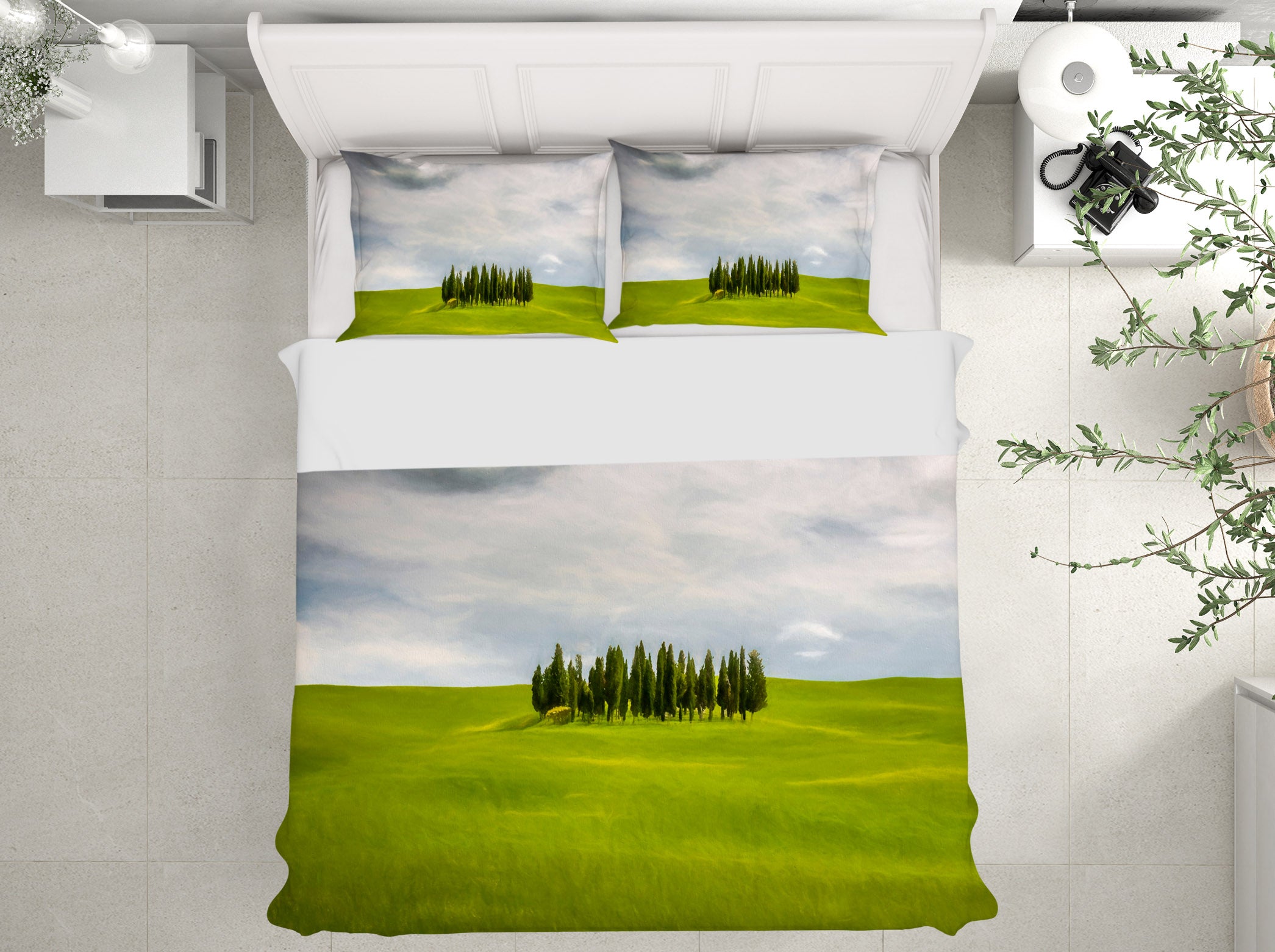 3D Lawn Tree 048 Marco Carmassi Bedding Bed Pillowcases Quilt
