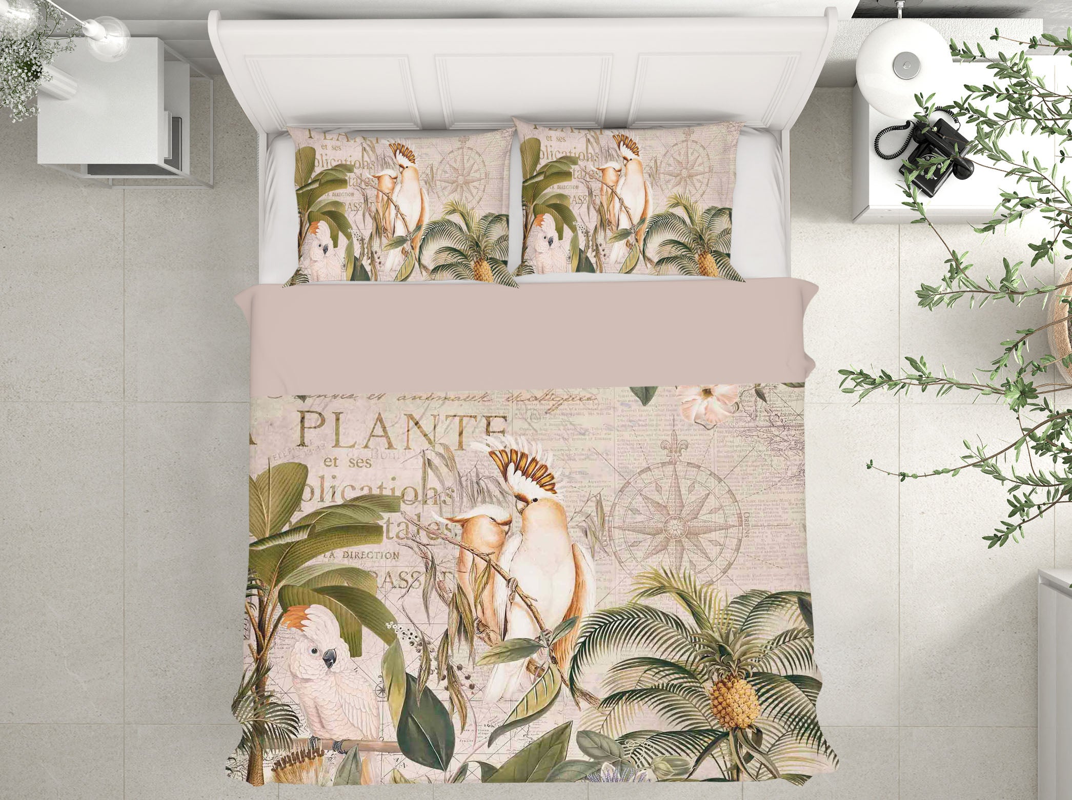 3D Branch Parrot 2143 Andrea haase Bedding Bed Pillowcases Quilt