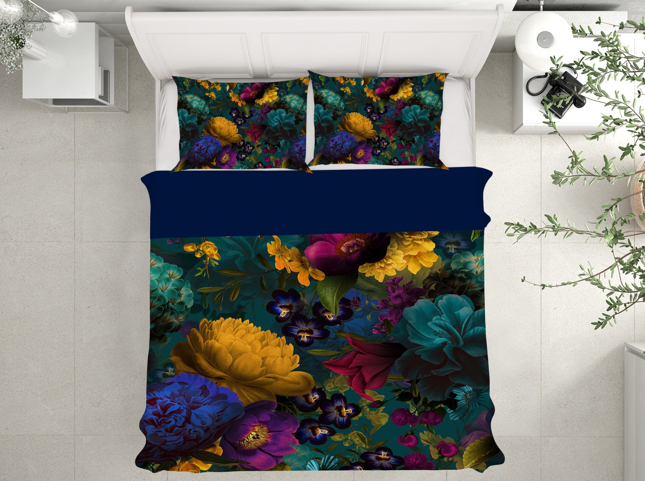 3D Yellow Peony 144 Uta Naumann Bedding Bed Pillowcases Quilt