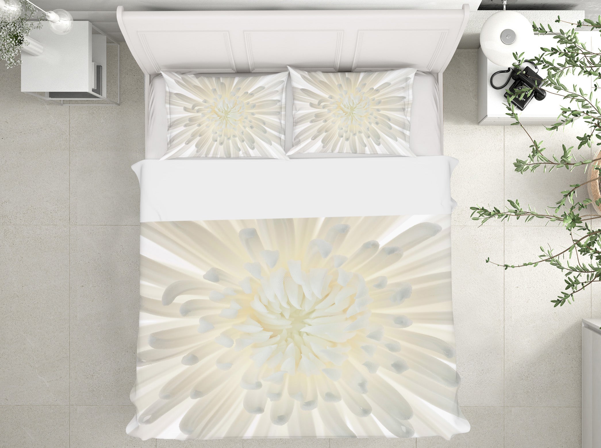 3D Chrysanthemums 85160 Assaf Frank Bedding Bed Pillowcases Quilt