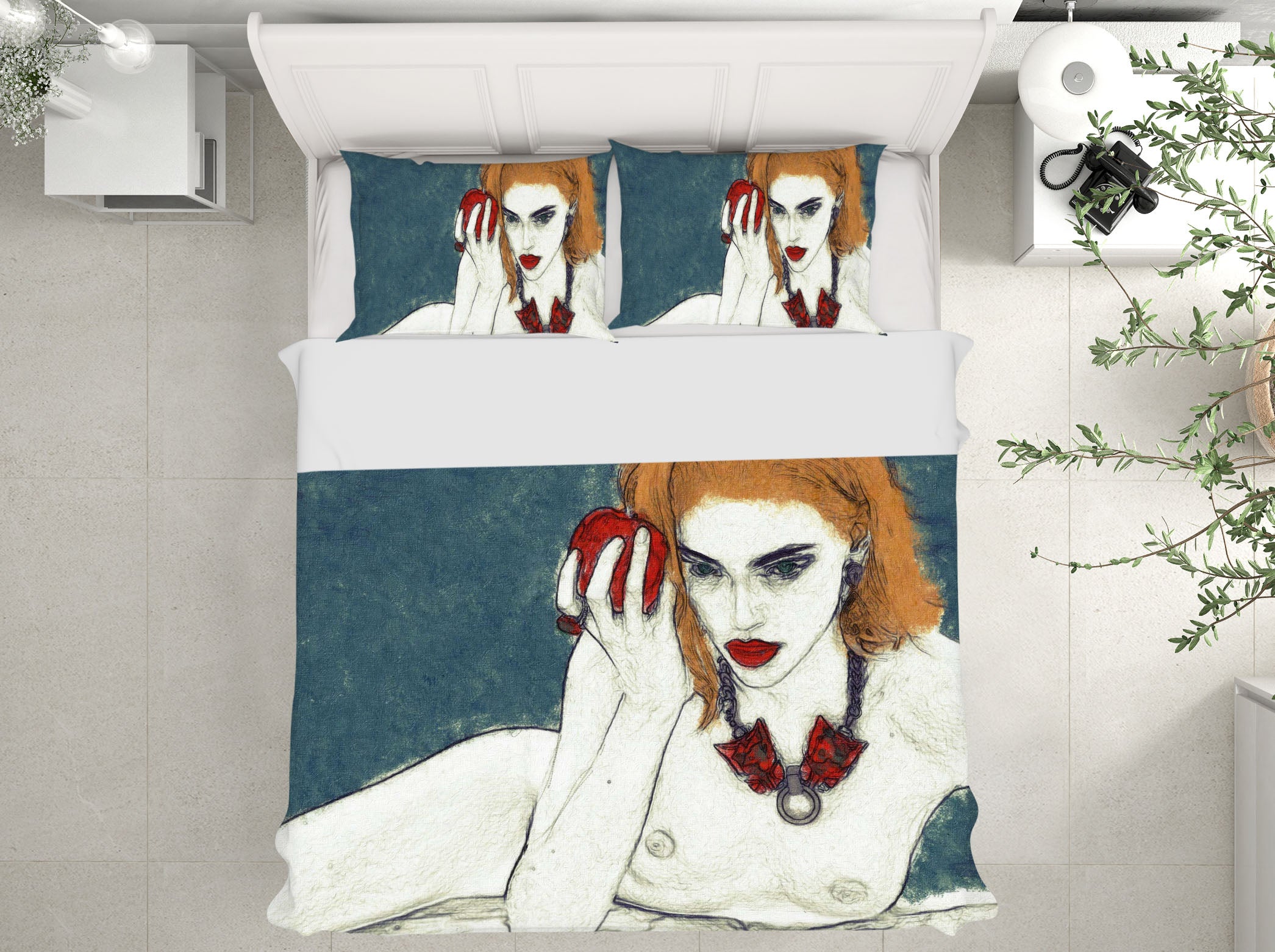 3D Temptation Girl 2011 Marco Cavazzana Bedding Bed Pillowcases Quilt