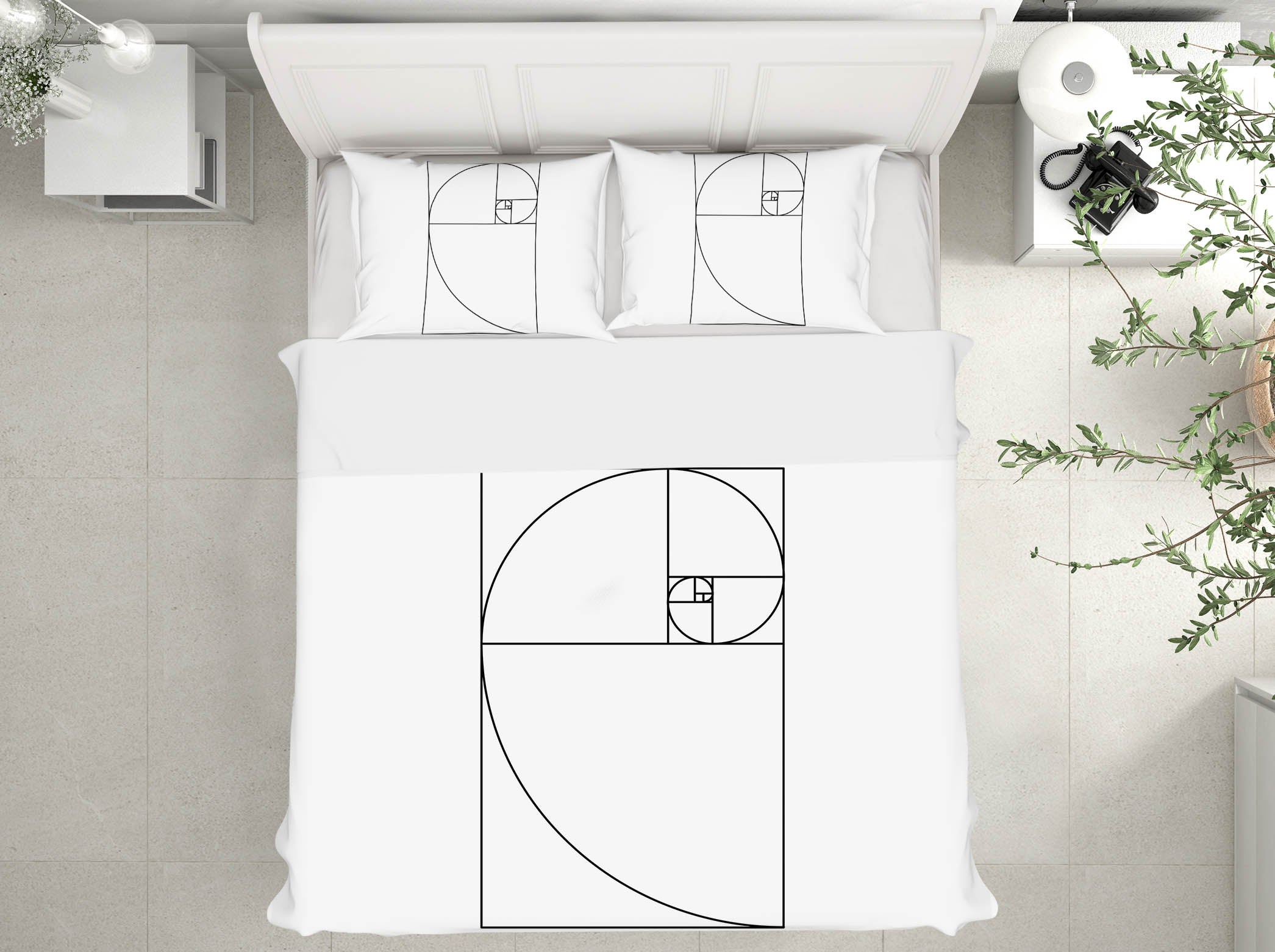 3D White Pattern 201 Boris Draschoff Bedding Bed Pillowcases Quilt