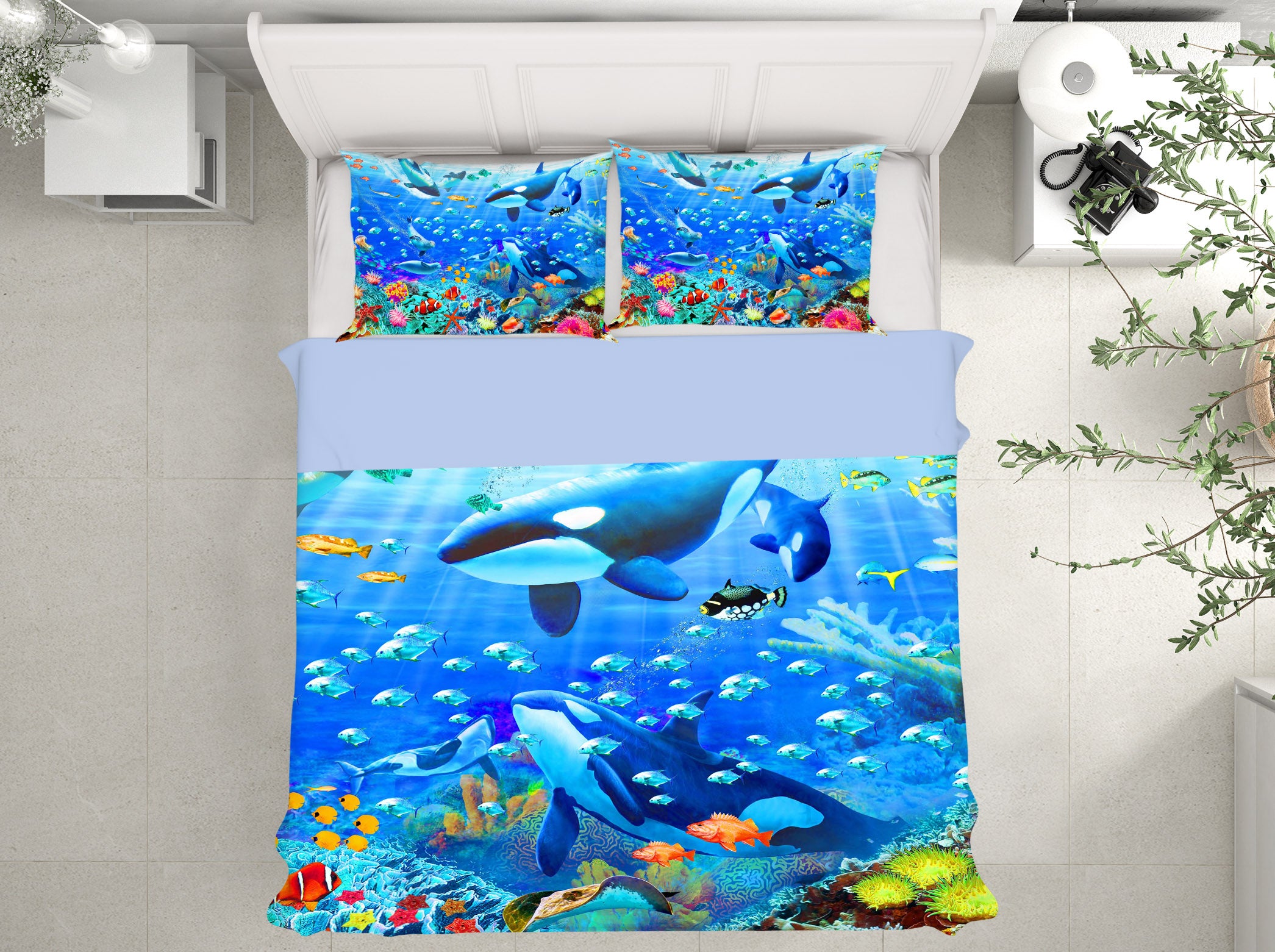 3D The Underwater World 2112 Adrian Chesterman Bedding Bed Pillowcases Quilt