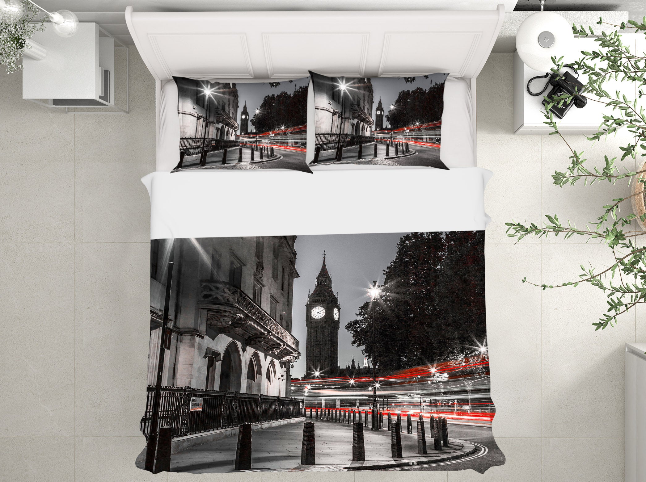 3D Bell Tower Street 8633 Assaf Frank Bedding Bed Pillowcases Quilt