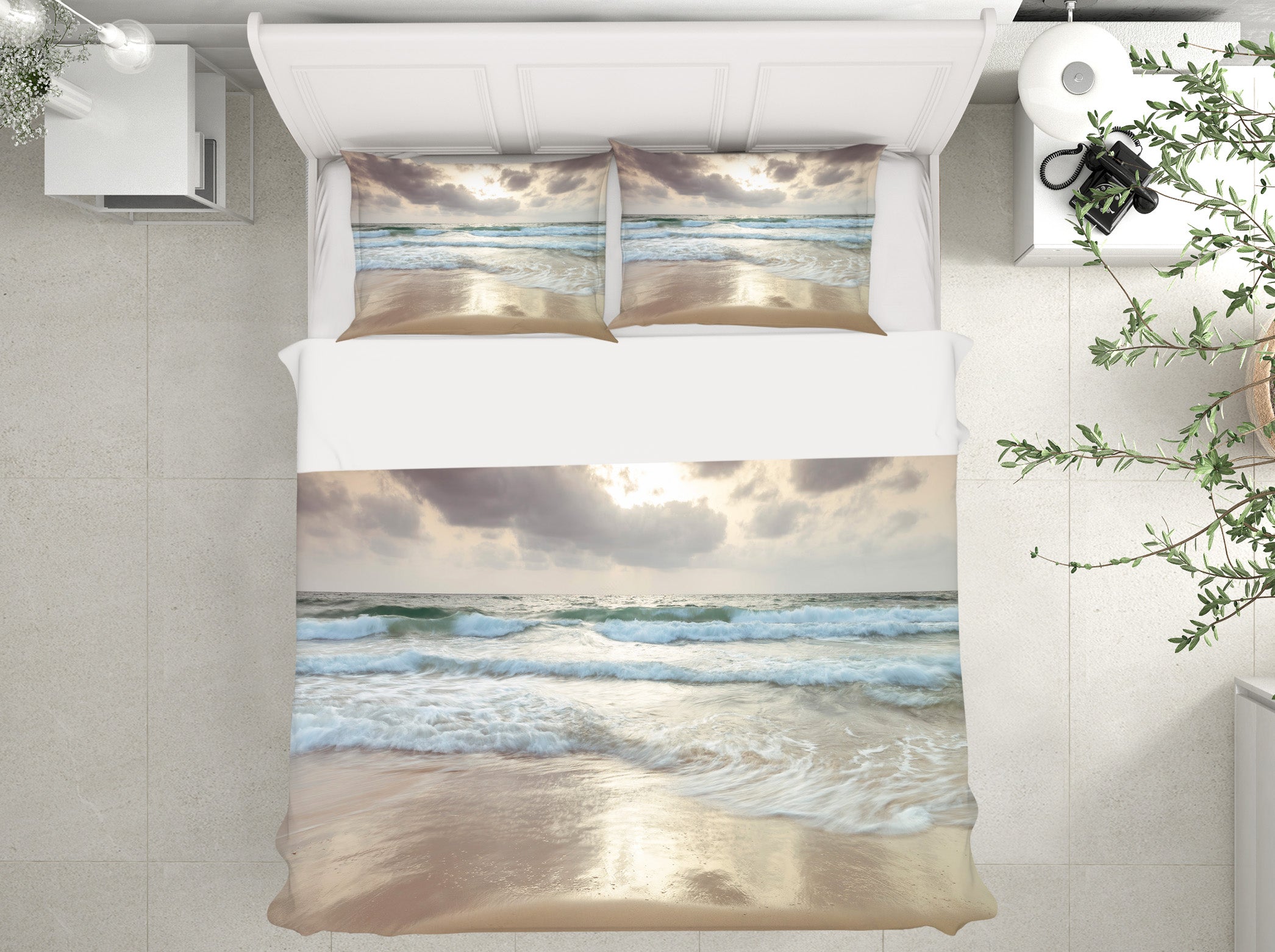 3D Seaside 85118 Assaf Frank Bedding Bed Pillowcases Quilt