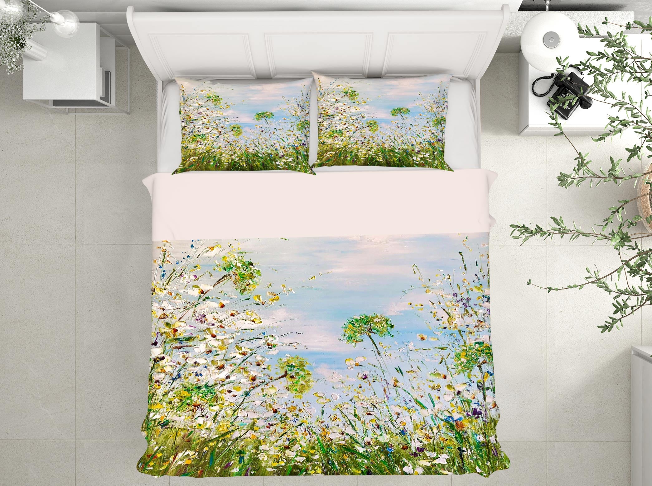 3D Wildflowers Grass 442 Skromova Marina Bedding Bed Pillowcases Quilt