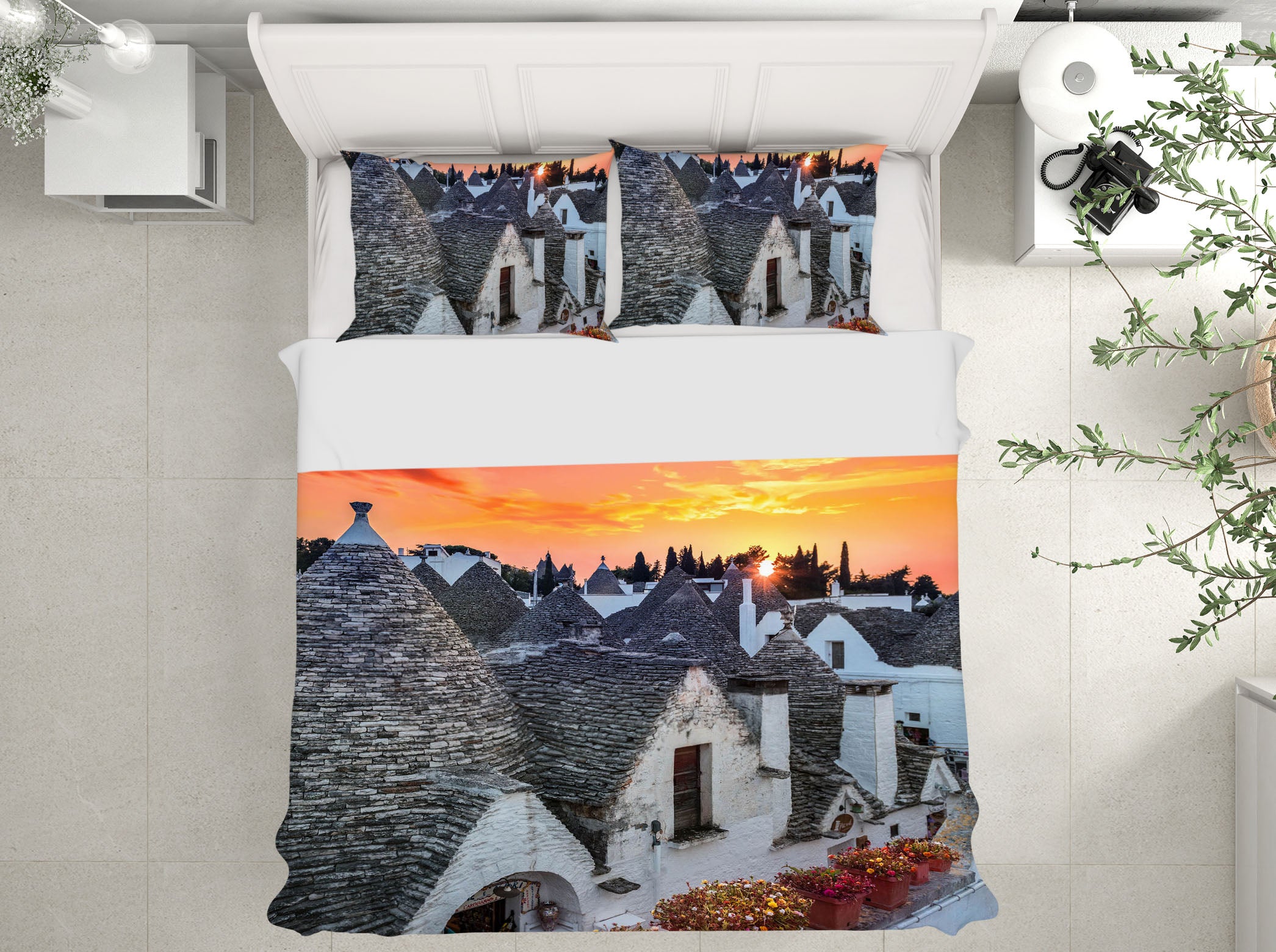 3D Sunrise Village 2101 Marco Carmassi Bedding Bed Pillowcases Quilt
