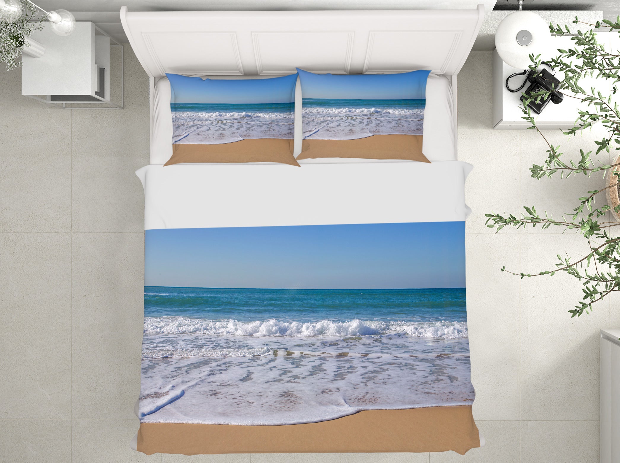 3D Beach Sea 1048 Assaf Frank Bedding Bed Pillowcases Quilt