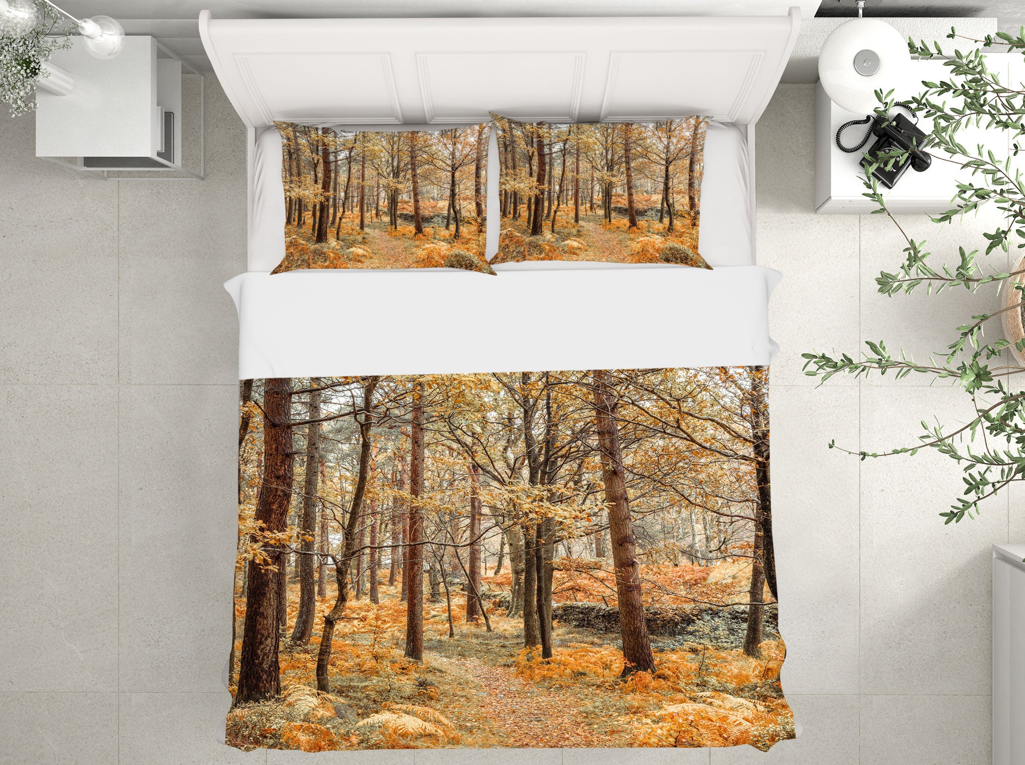 3D Maple Forest 1066 Assaf Frank Bedding Bed Pillowcases Quilt