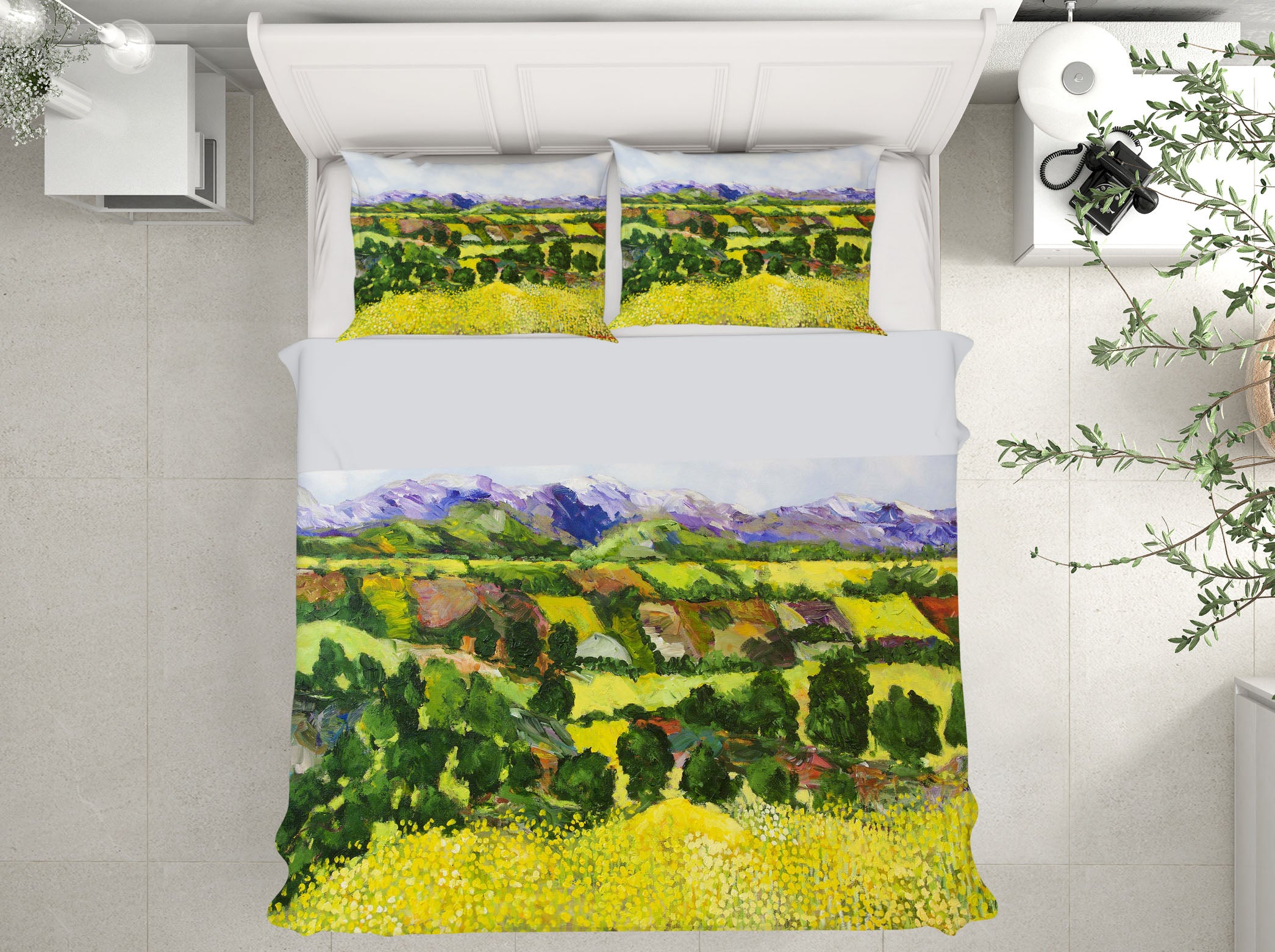 3D Yellow Weeds 1084 Allan P. Friedlander Bedding Bed Pillowcases Quilt