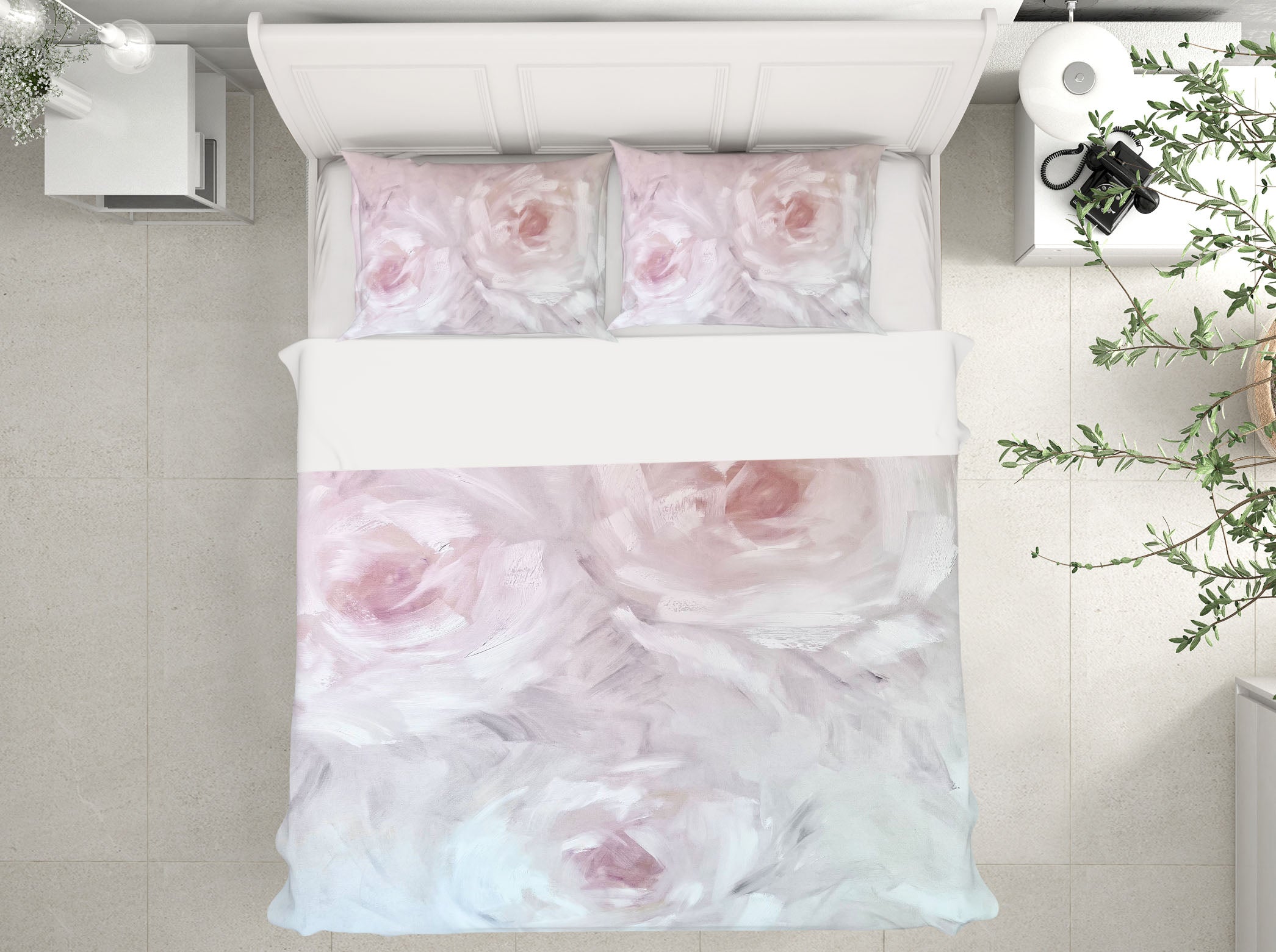 3D Light Pink Flowers 3828 Skromova Marina Bedding Bed Pillowcases Quilt Cover Duvet Cover