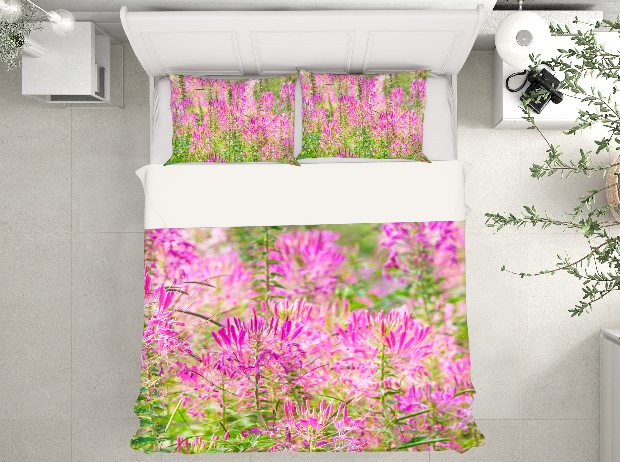 3D Pink Wildflowers 7009 Assaf Frank Bedding Bed Pillowcases Quilt Cover Duvet Cover