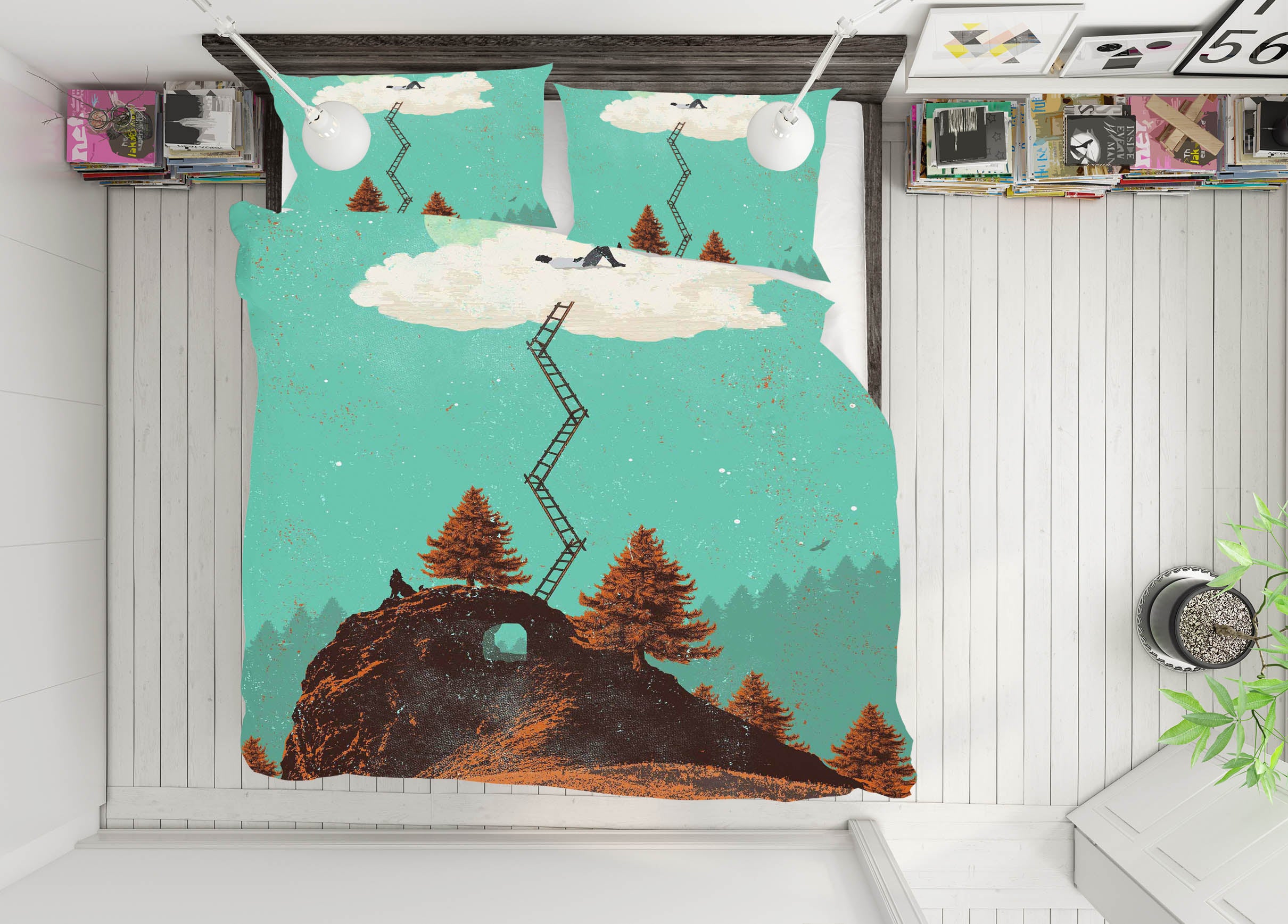 3D Cloud Dreaming 2101 Showdeer Bedding Bed Pillowcases Quilt