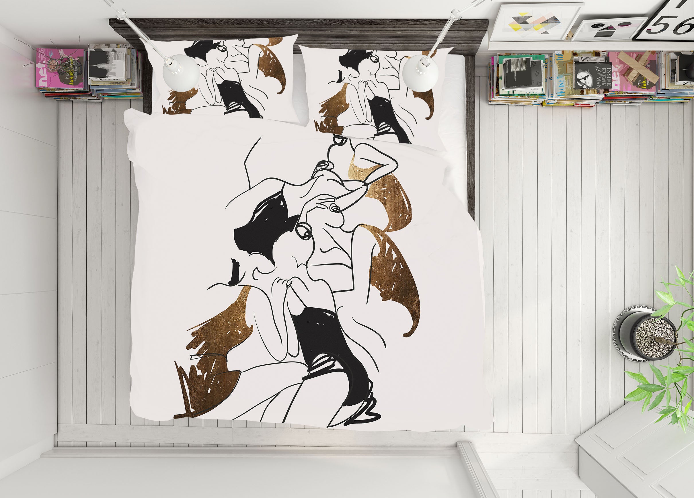 3D Abstract Painting 110 Boris Draschoff Bedding Bed Pillowcases Quilt