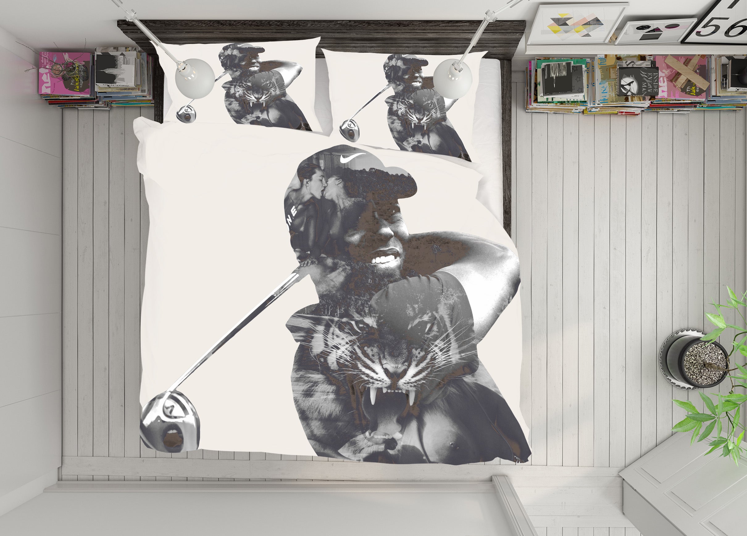3D Tigerwoods 2009 Marco Cavazzana Bedding Bed Pillowcases Quilt