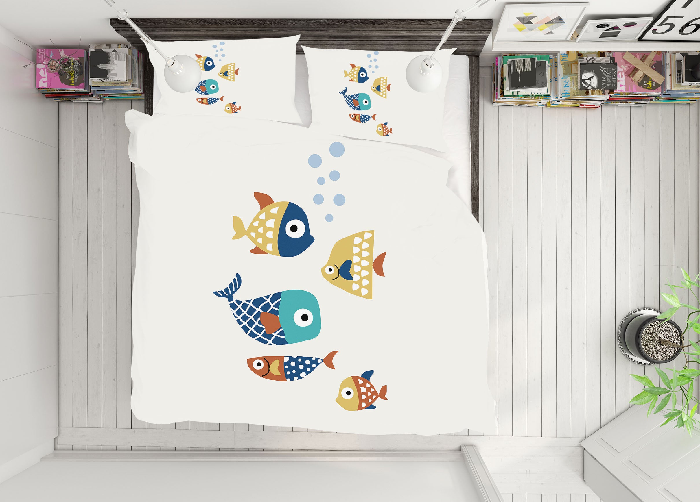 3D Cartoon Fish 177 Boris Draschoff Bedding Bed Pillowcases Quilt