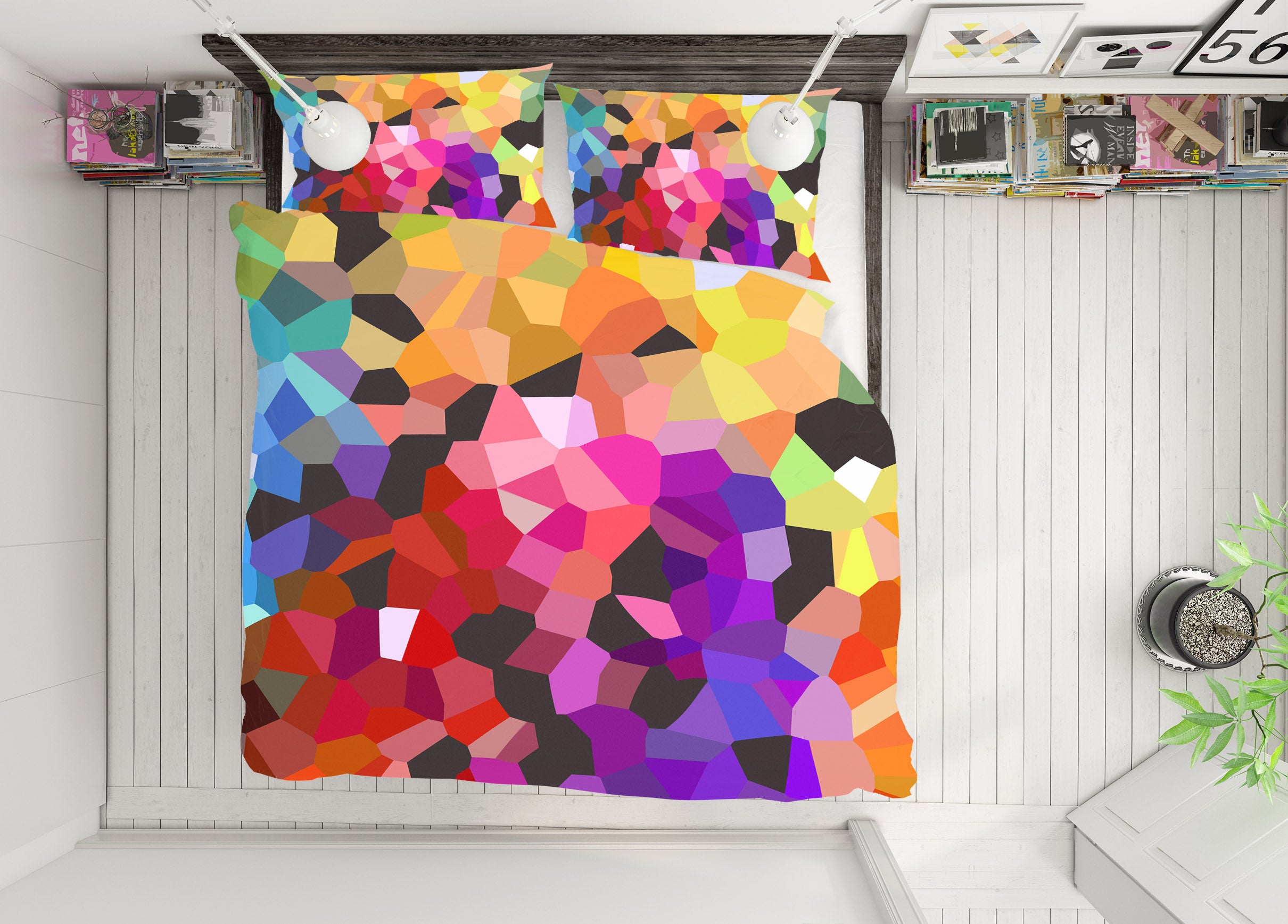 3D Dazzling Color 2002 Shandra Smith Bedding Bed Pillowcases Quilt