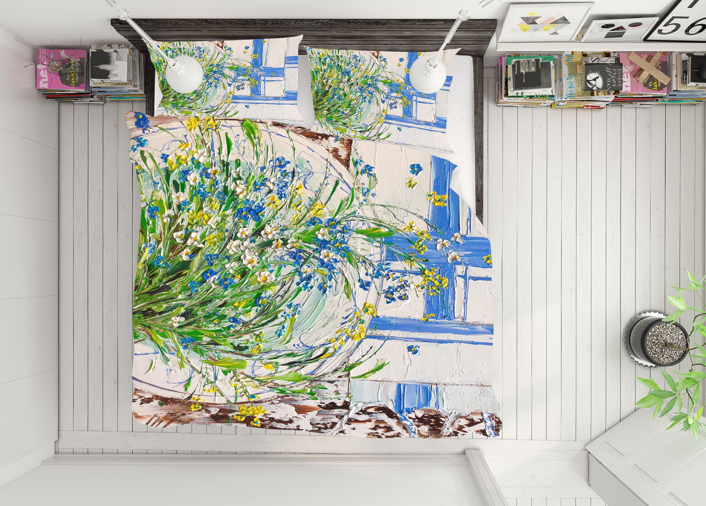 3D Flower Painting 630 Skromova Marina Bedding Bed Pillowcases Quilt