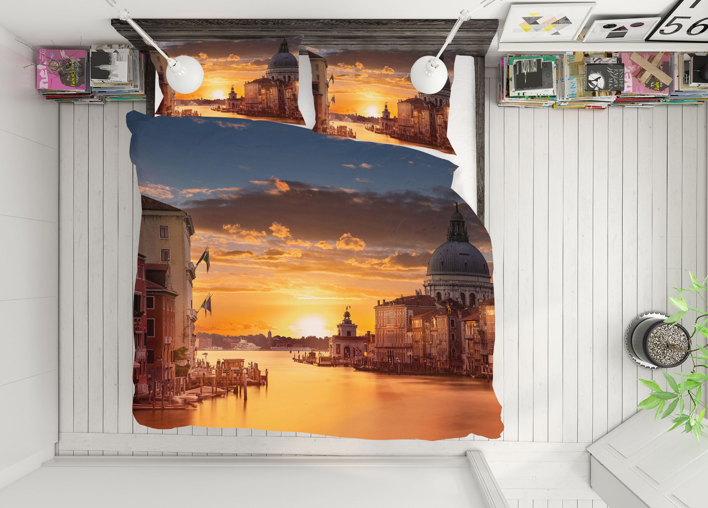 3D Sunset 2139 Marco Carmassi Bedding Bed Pillowcases Quilt