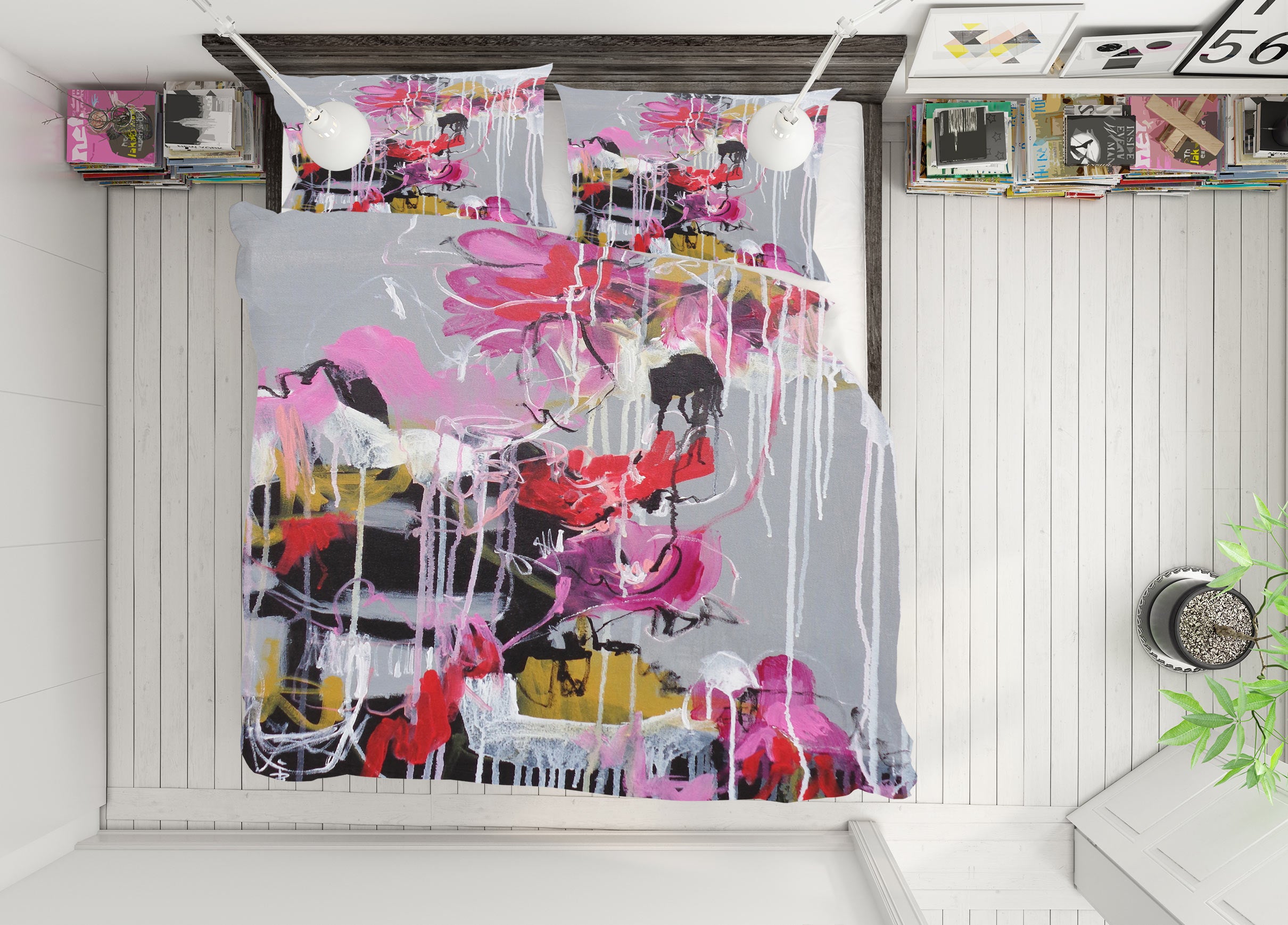 3D Flower Art 1234 Misako Chida Bedding Bed Pillowcases Quilt Cover Duvet Cover