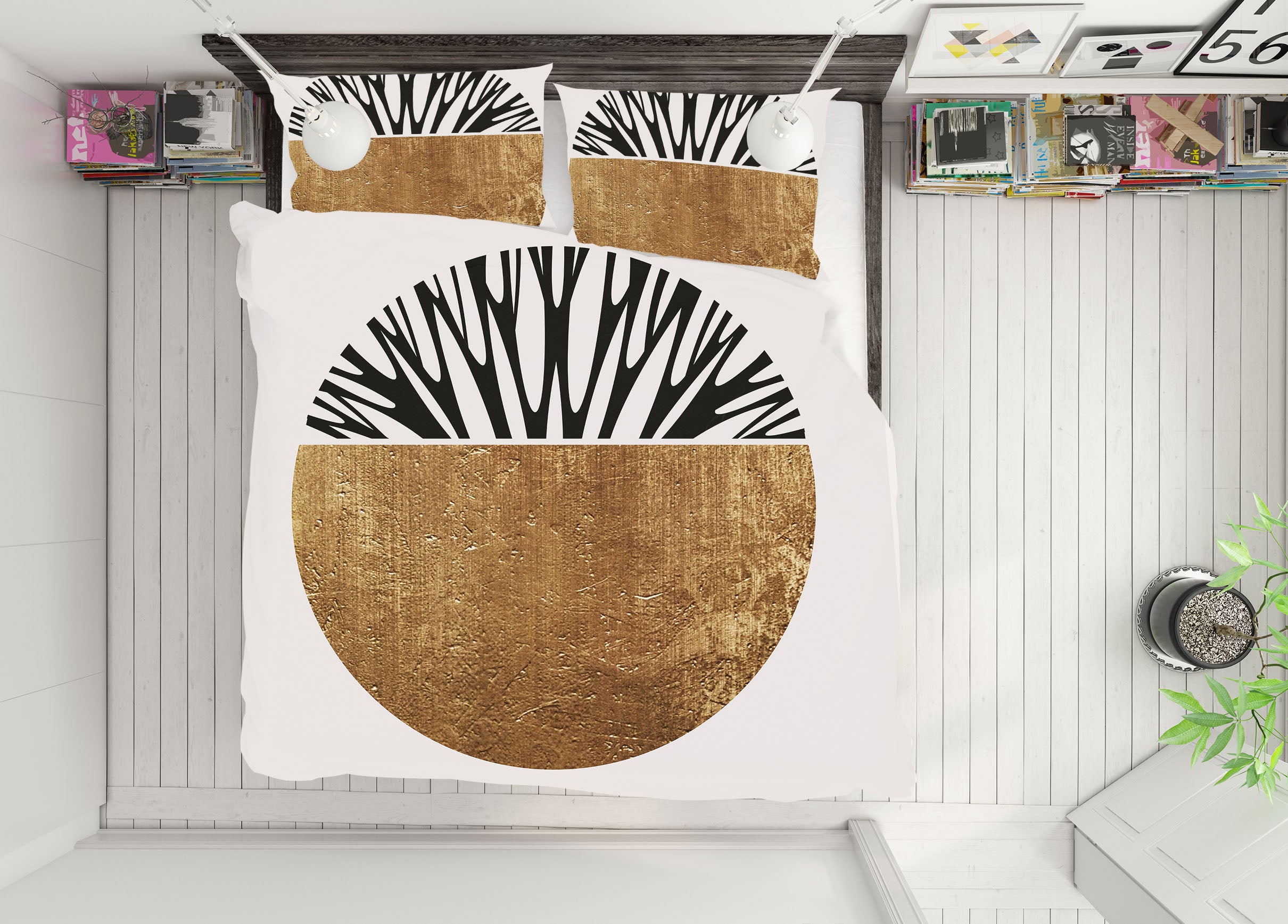 3D Round Tree 107 Boris Draschoff Bedding Bed Pillowcases Quilt