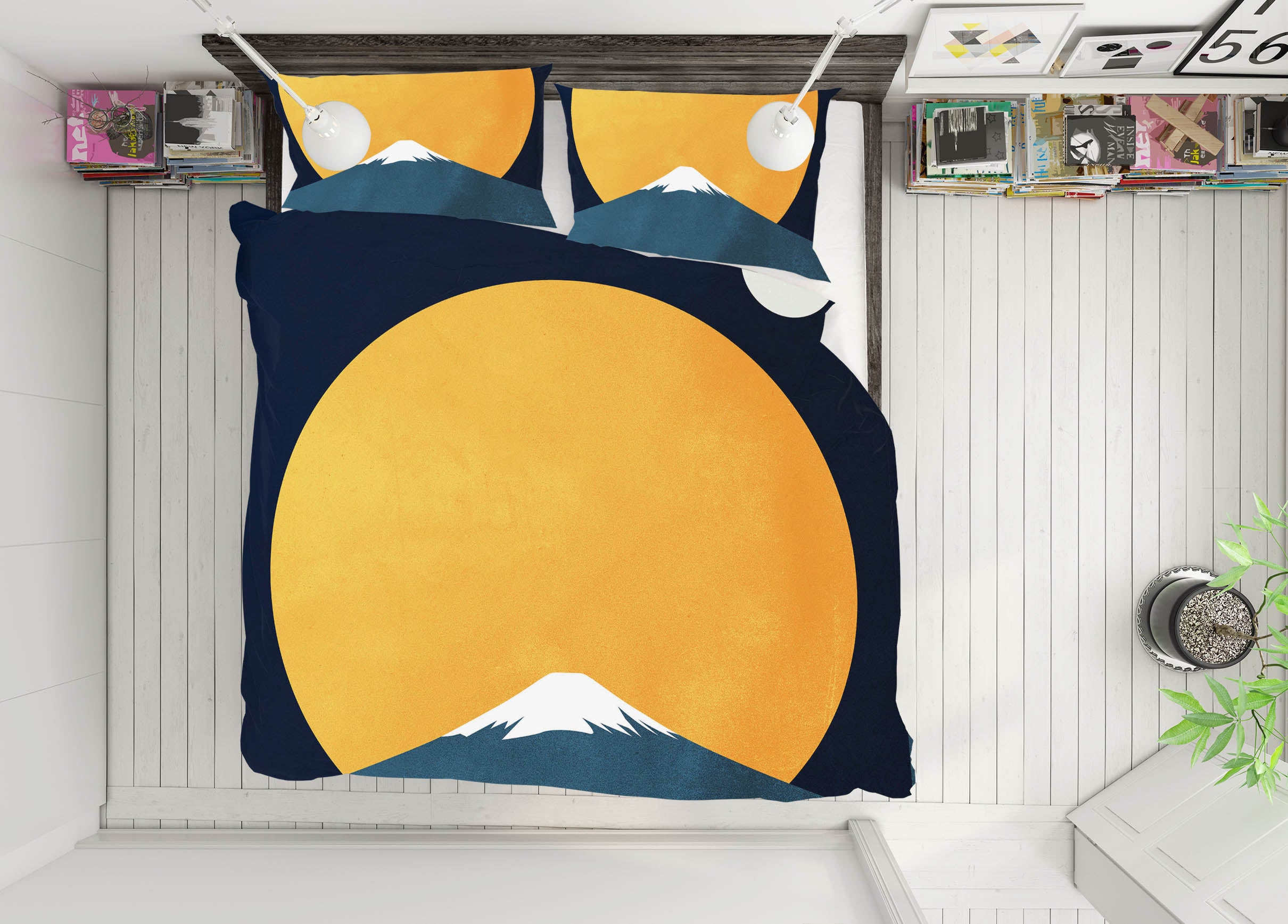 3D Moon Hill 153 Boris Draschoff Bedding Bed Pillowcases Quilt