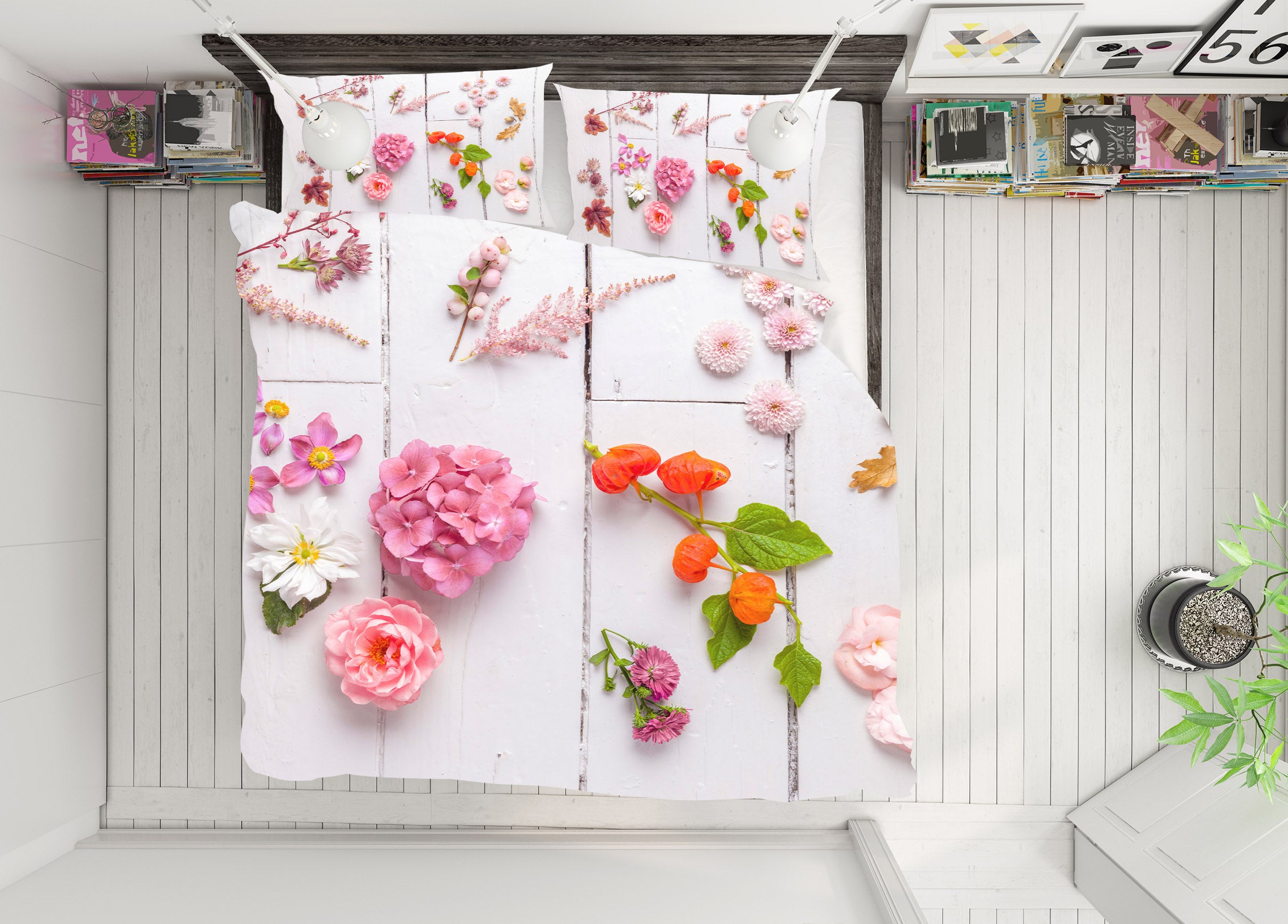 3D Beautiful Flowers 7116 Assaf Frank Bedding Bed Pillowcases Quilt Cover Duvet Cover