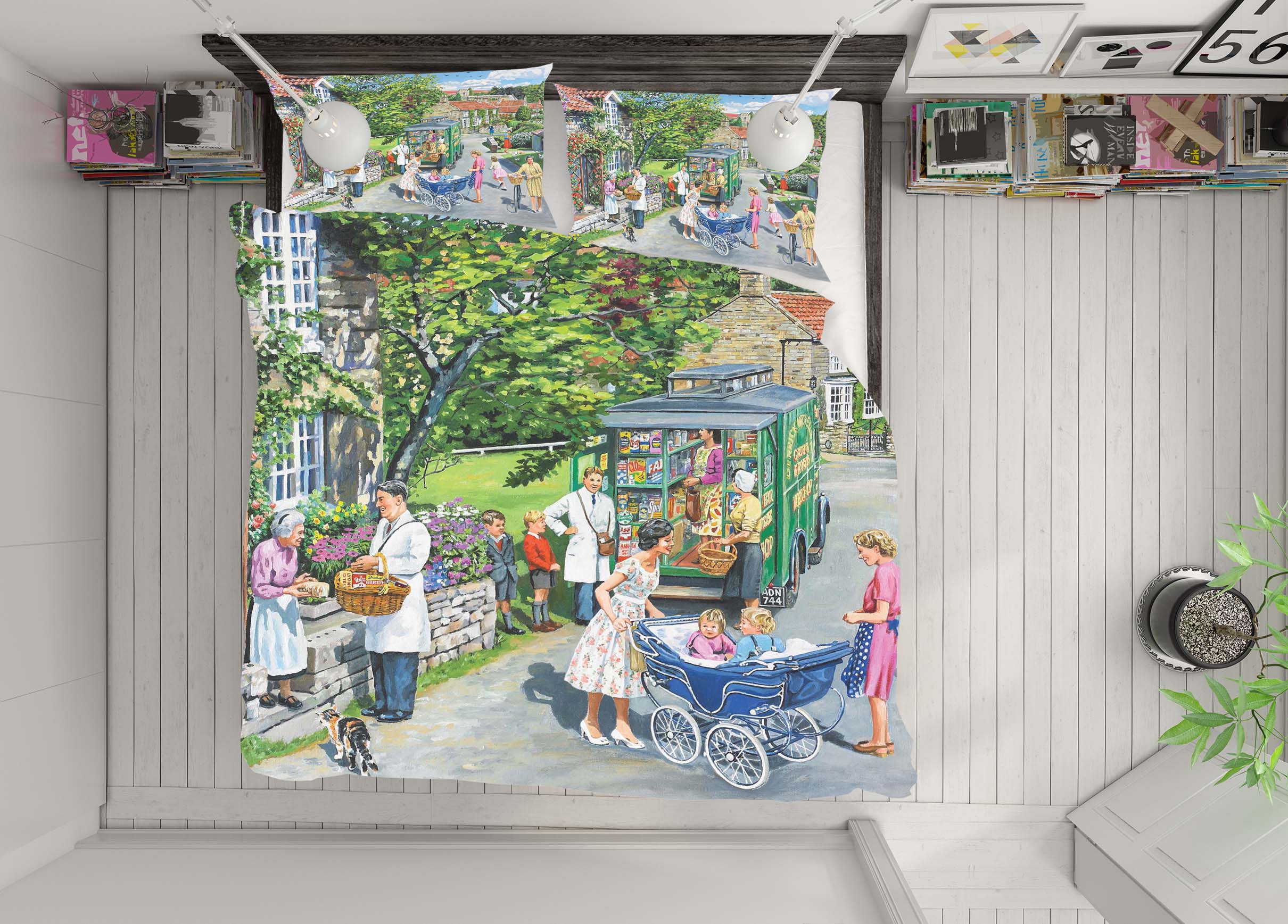 3D The Mobile Shop 2061 Trevor Mitchell bedding Bed Pillowcases Quilt