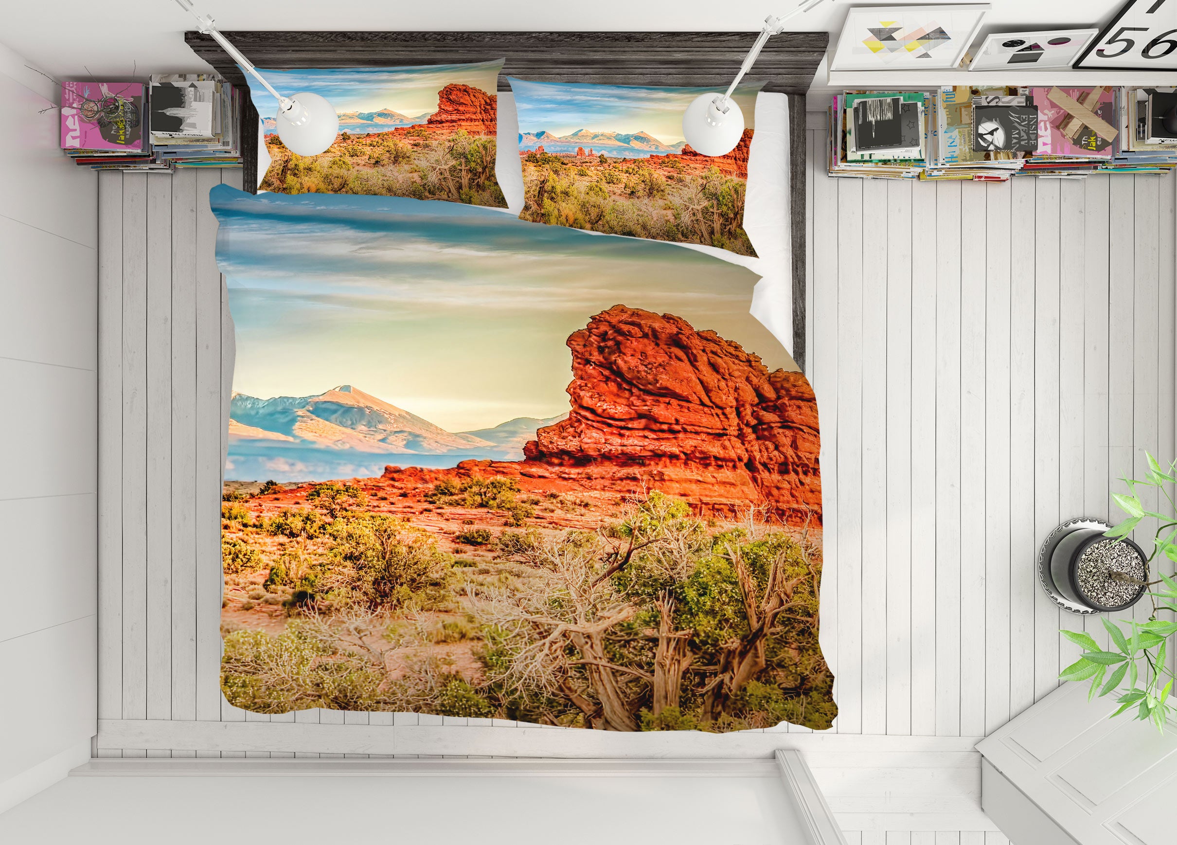 3D Rock Grass 8508 Beth Sheridan Bedding Bed Pillowcases Quilt