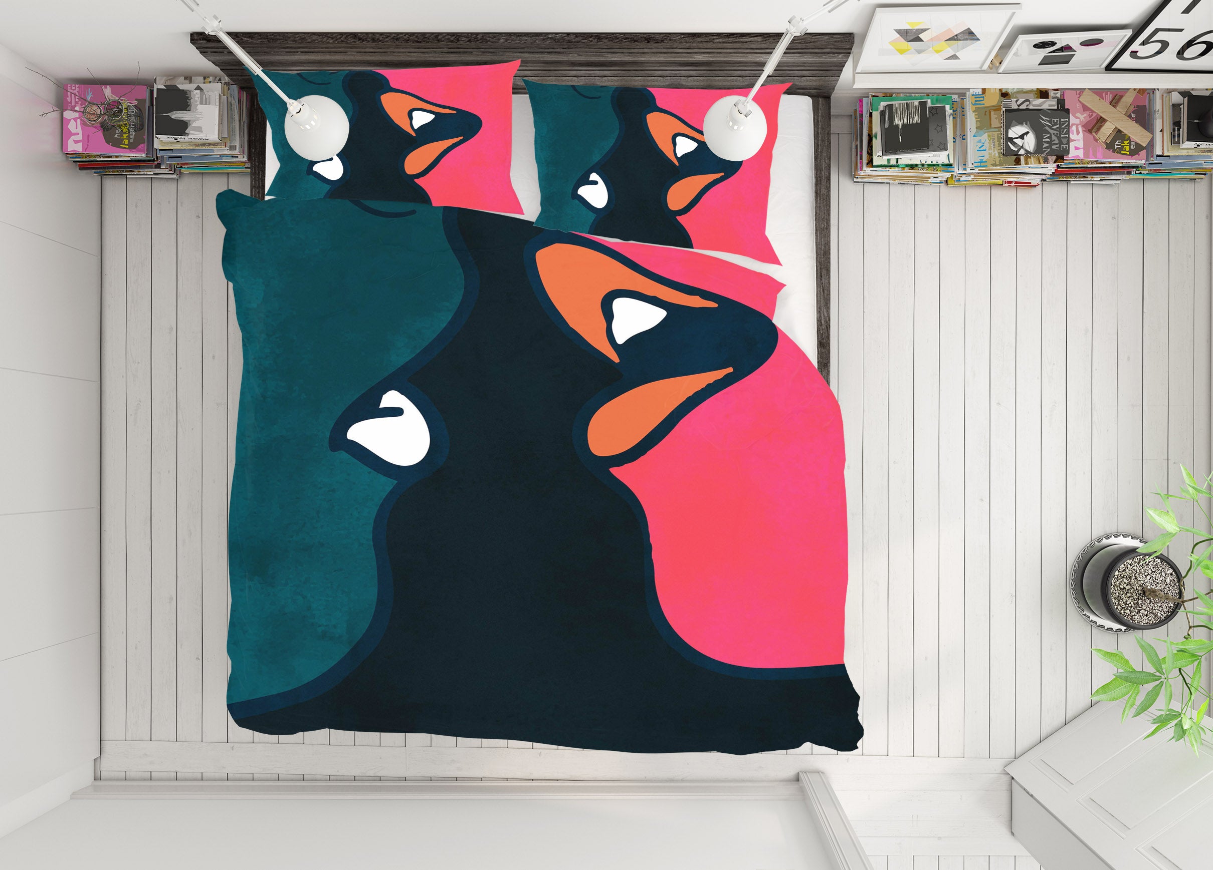 3D The Kiss-cc 2119 Boris Draschoff Bedding Bed Pillowcases Quilt