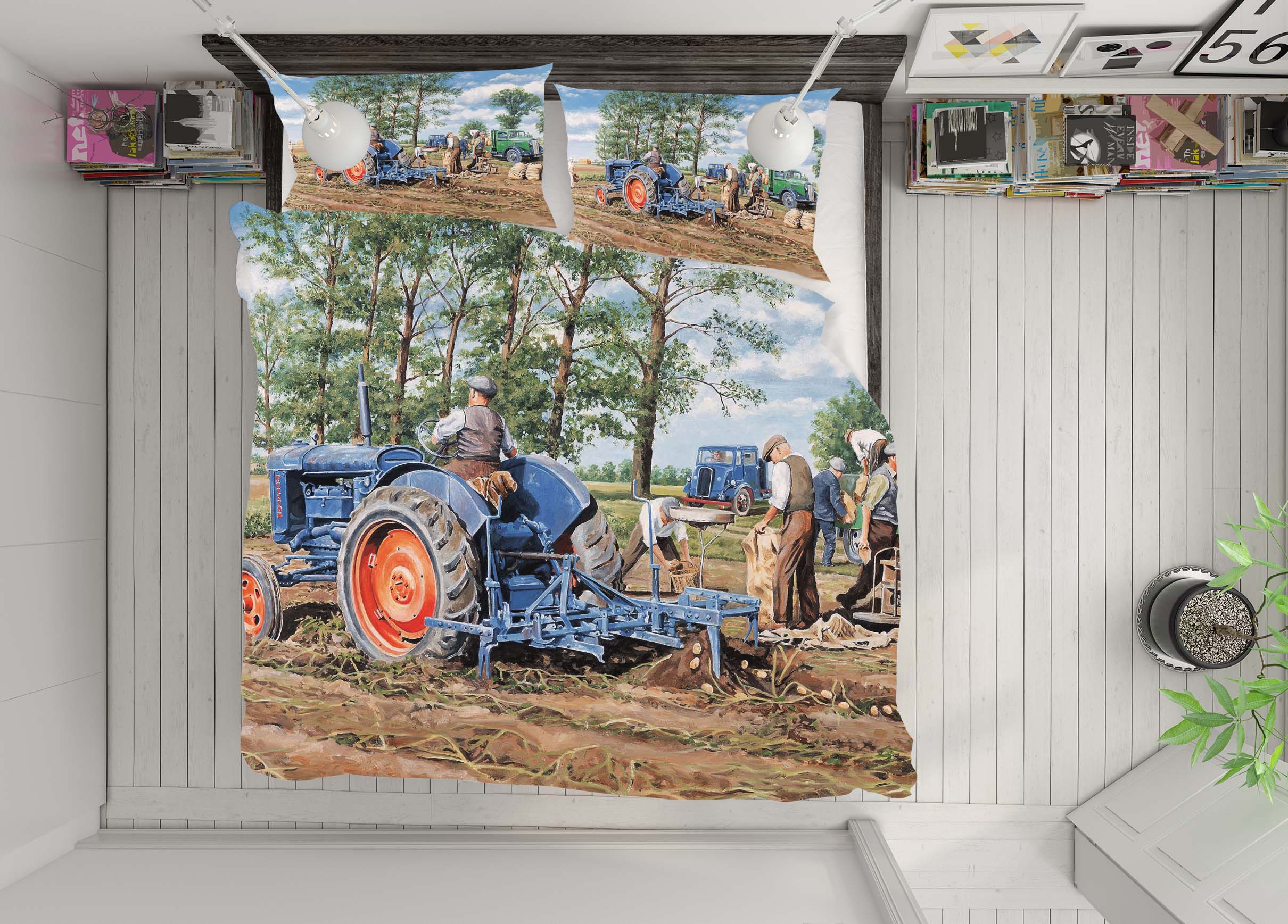 3D Lifting The Crop 2036 Trevor Mitchell bedding Bed Pillowcases Quilt