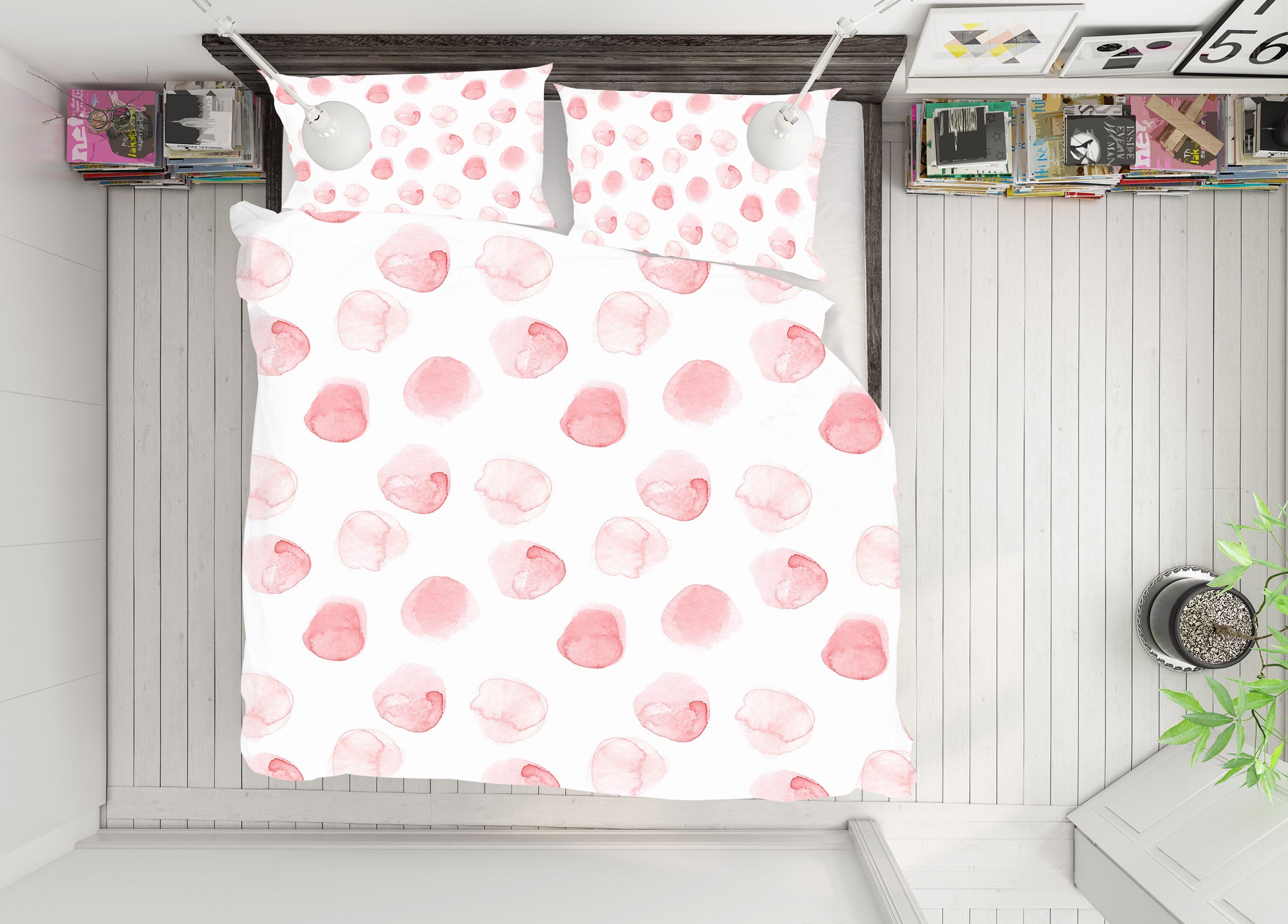 3D Pink Petals 060 Uta Naumann Bedding Bed Pillowcases Quilt