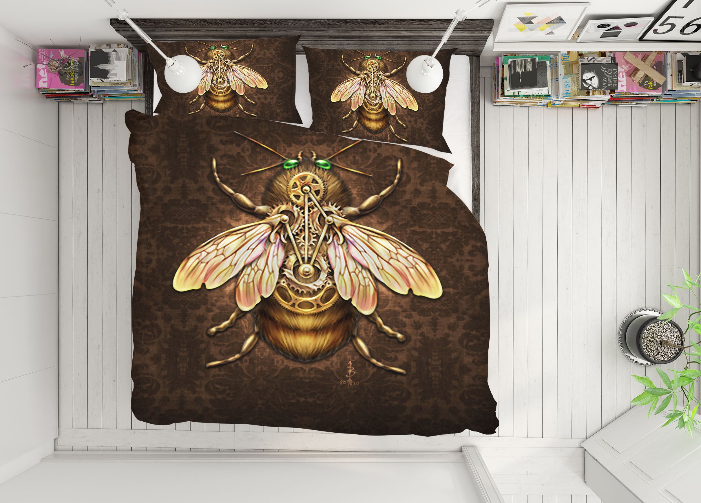 3D Spider Wings 8832 Brigid Ashwood Bedding Bed Pillowcases Quilt Cover Duvet Cover