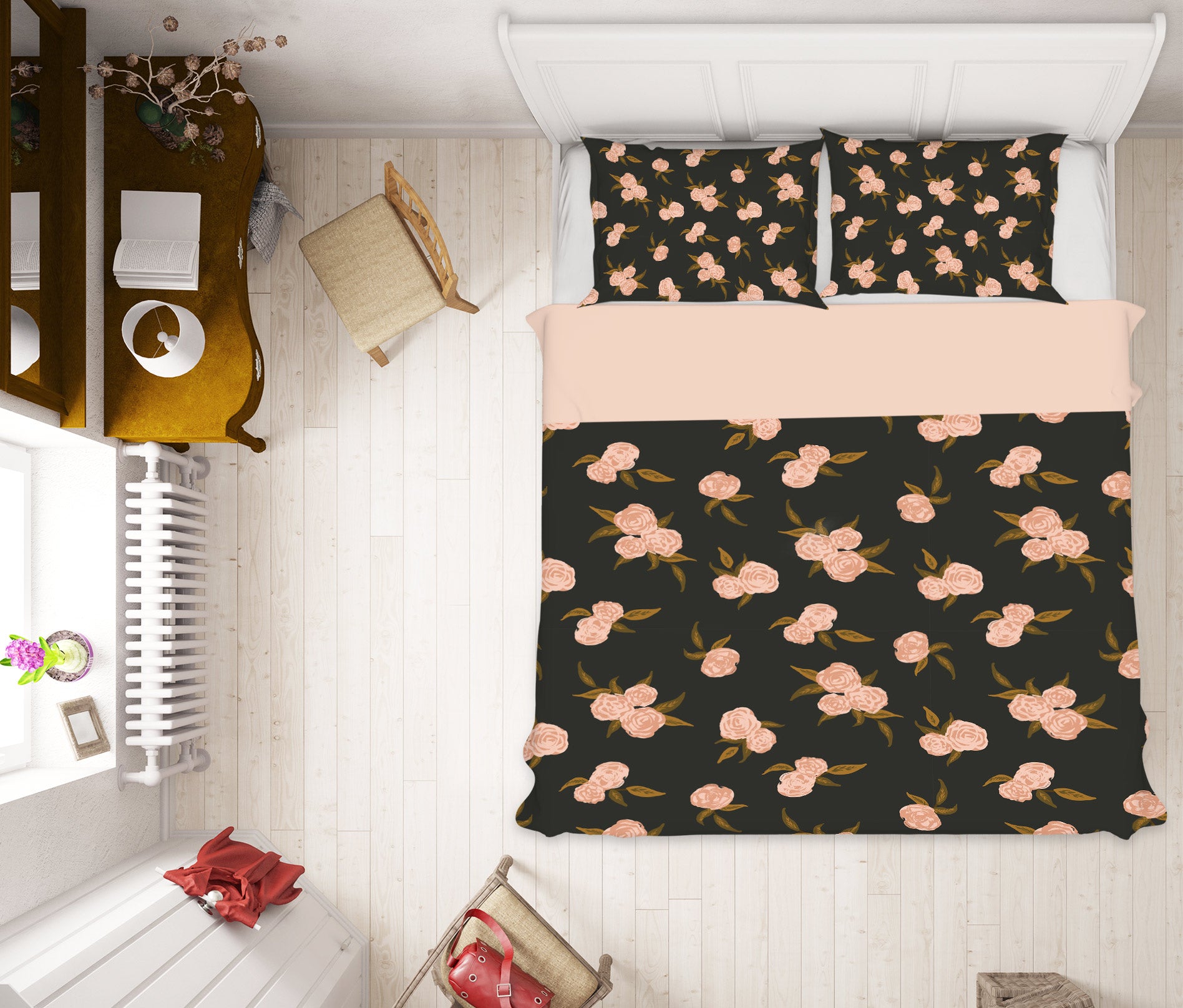 3D Pink Flowers 109111 Kashmira Jayaprakash Bedding Bed Pillowcases Quilt