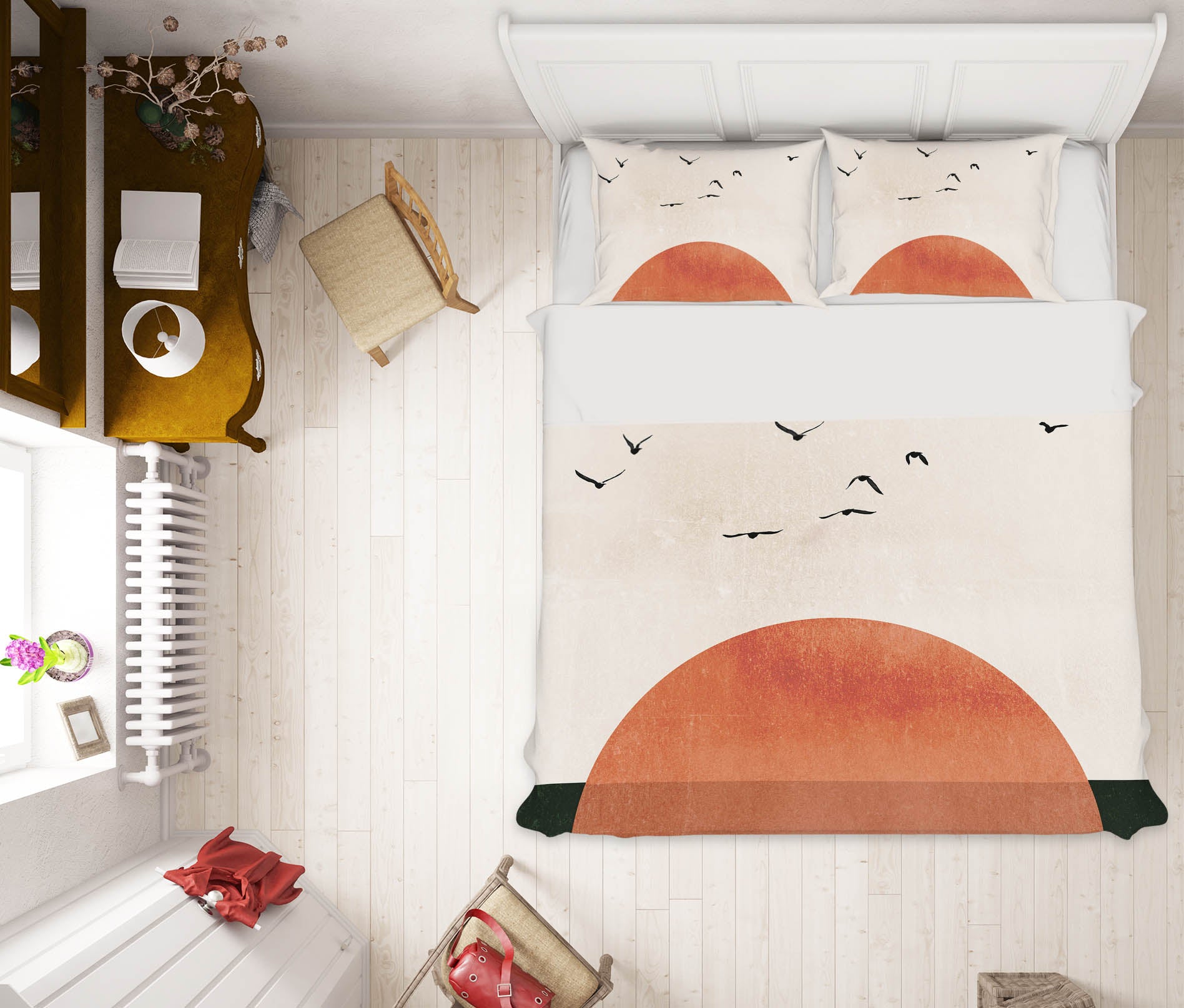 3D Sunset Sea 204 Boris Draschoff Bedding Bed Pillowcases Quilt