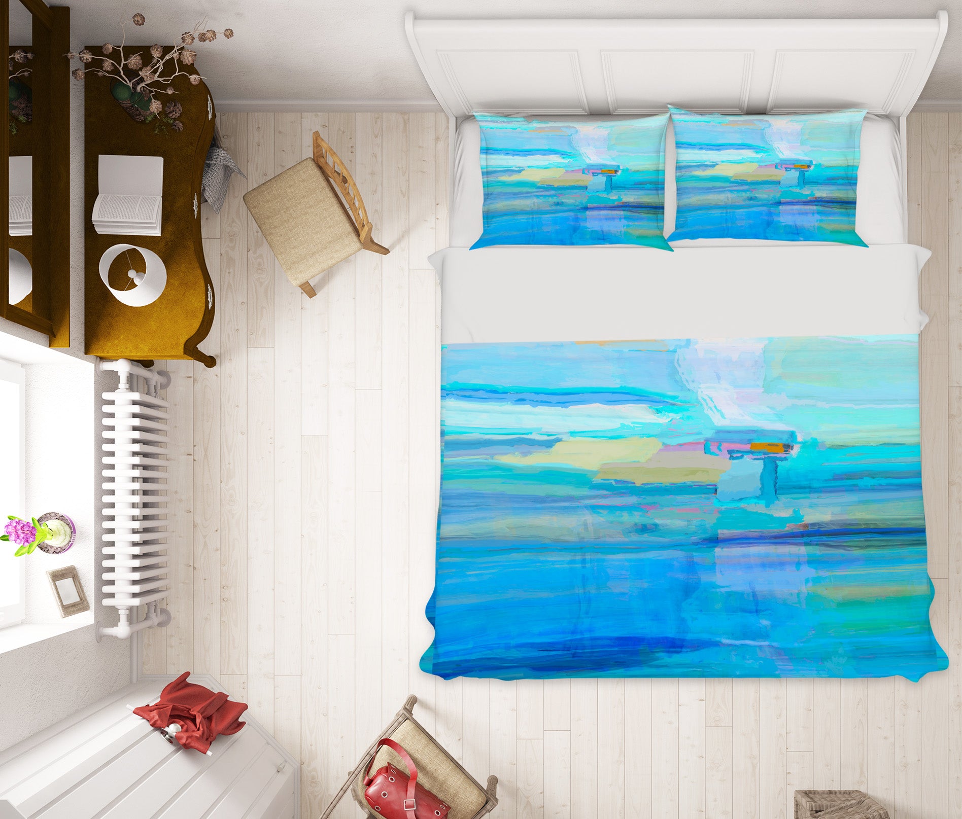 3D Blue Sea 2107 Michael Tienhaara Bedding Bed Pillowcases Quilt