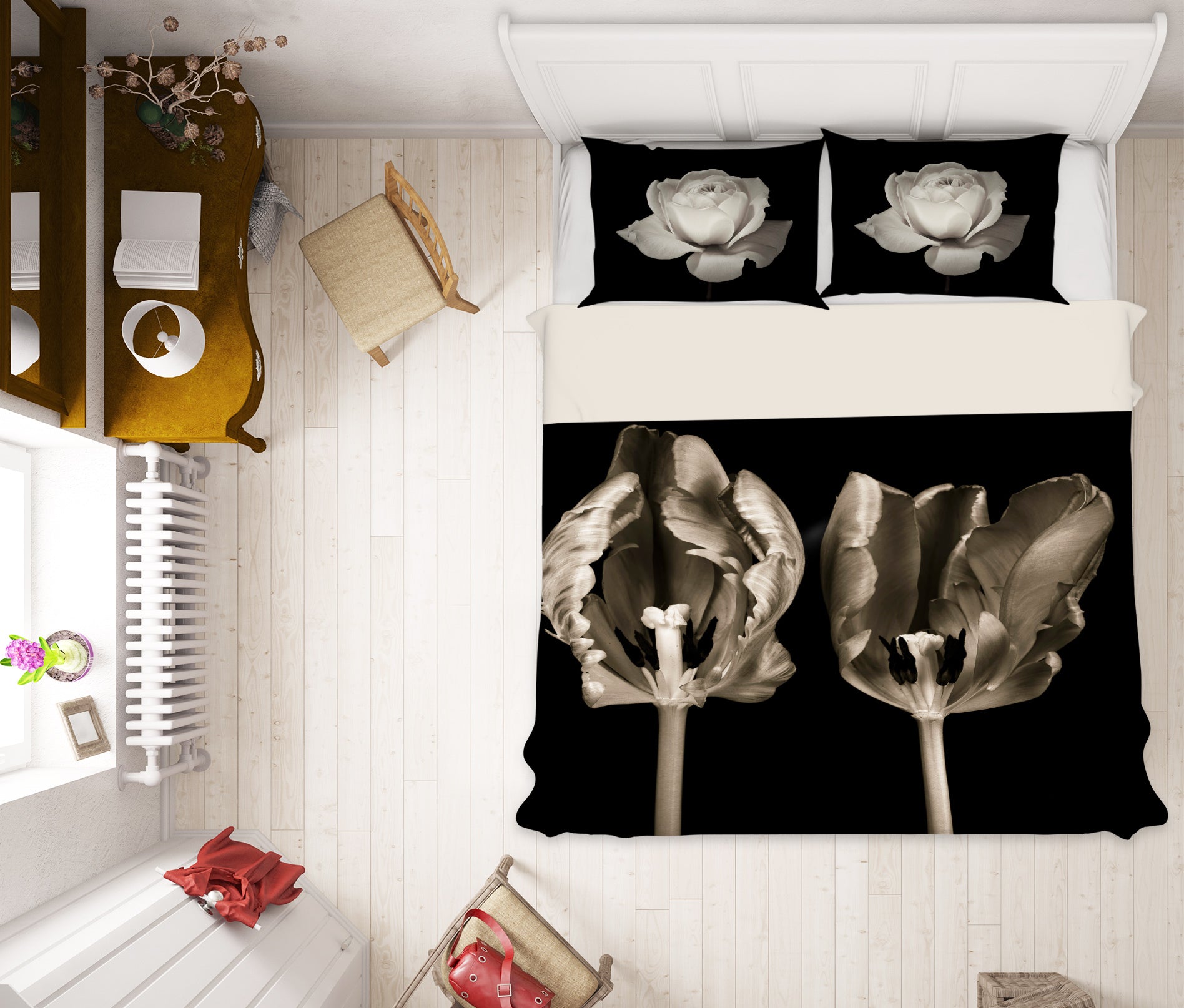 3D Elegant Rose 6908 Assaf Frank Bedding Bed Pillowcases Quilt Cover Duvet Cover