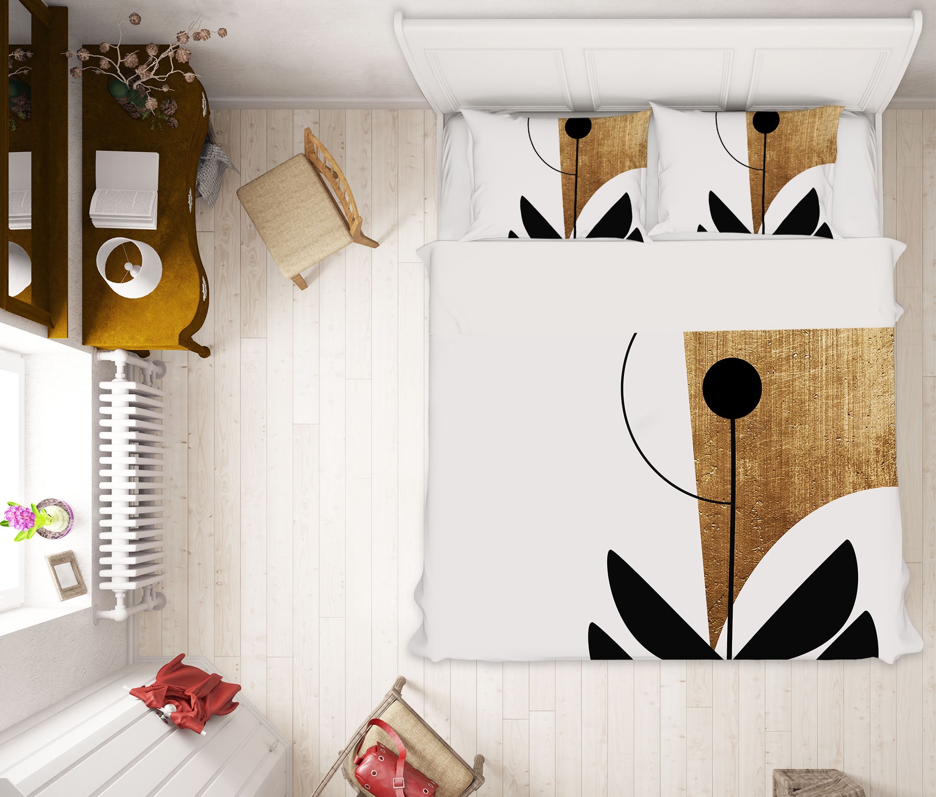 3D Leaf Pattern 189 Boris Draschoff Bedding Bed Pillowcases Quilt