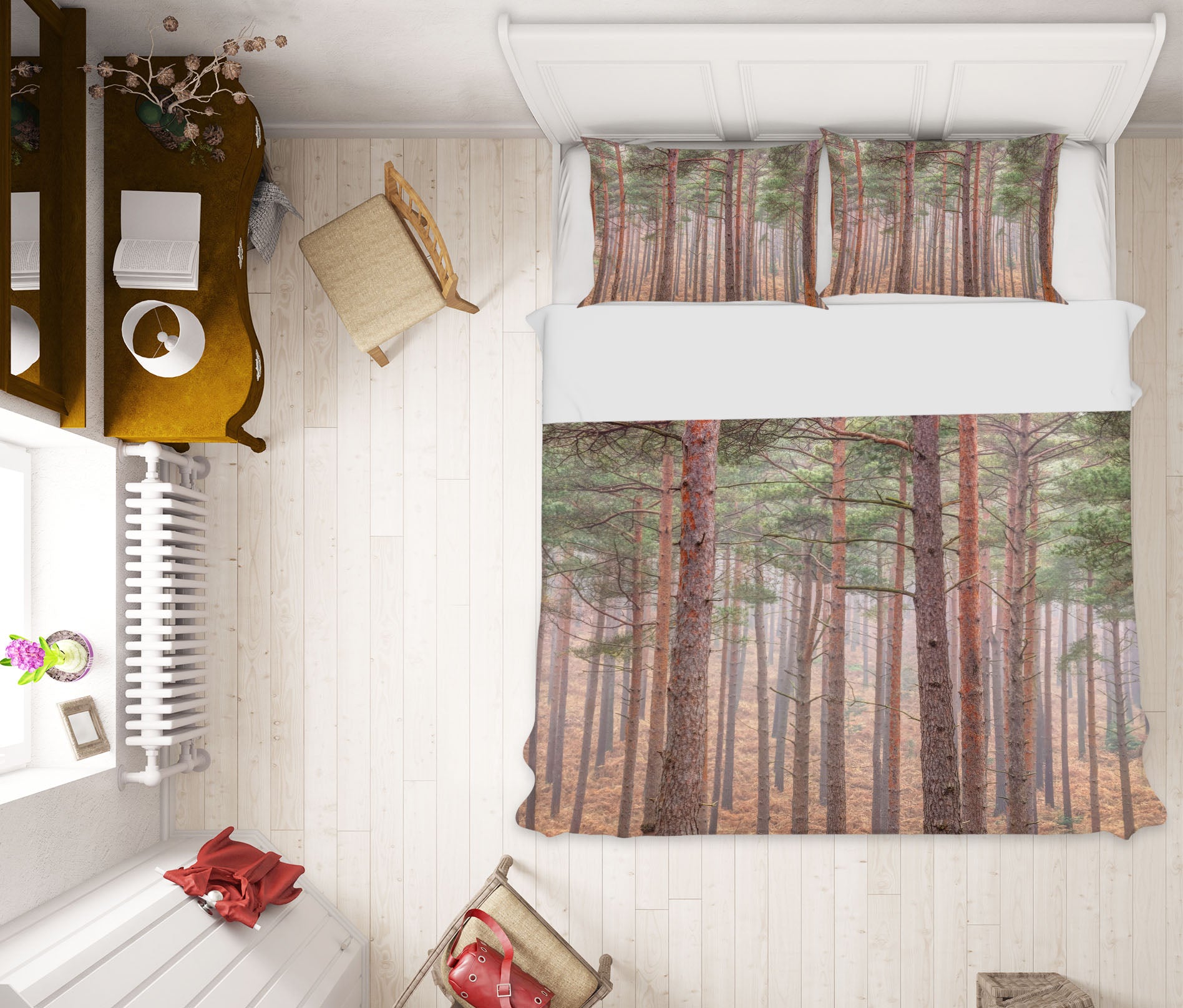 3D Forest 85133 Assaf Frank Bedding Bed Pillowcases Quilt
