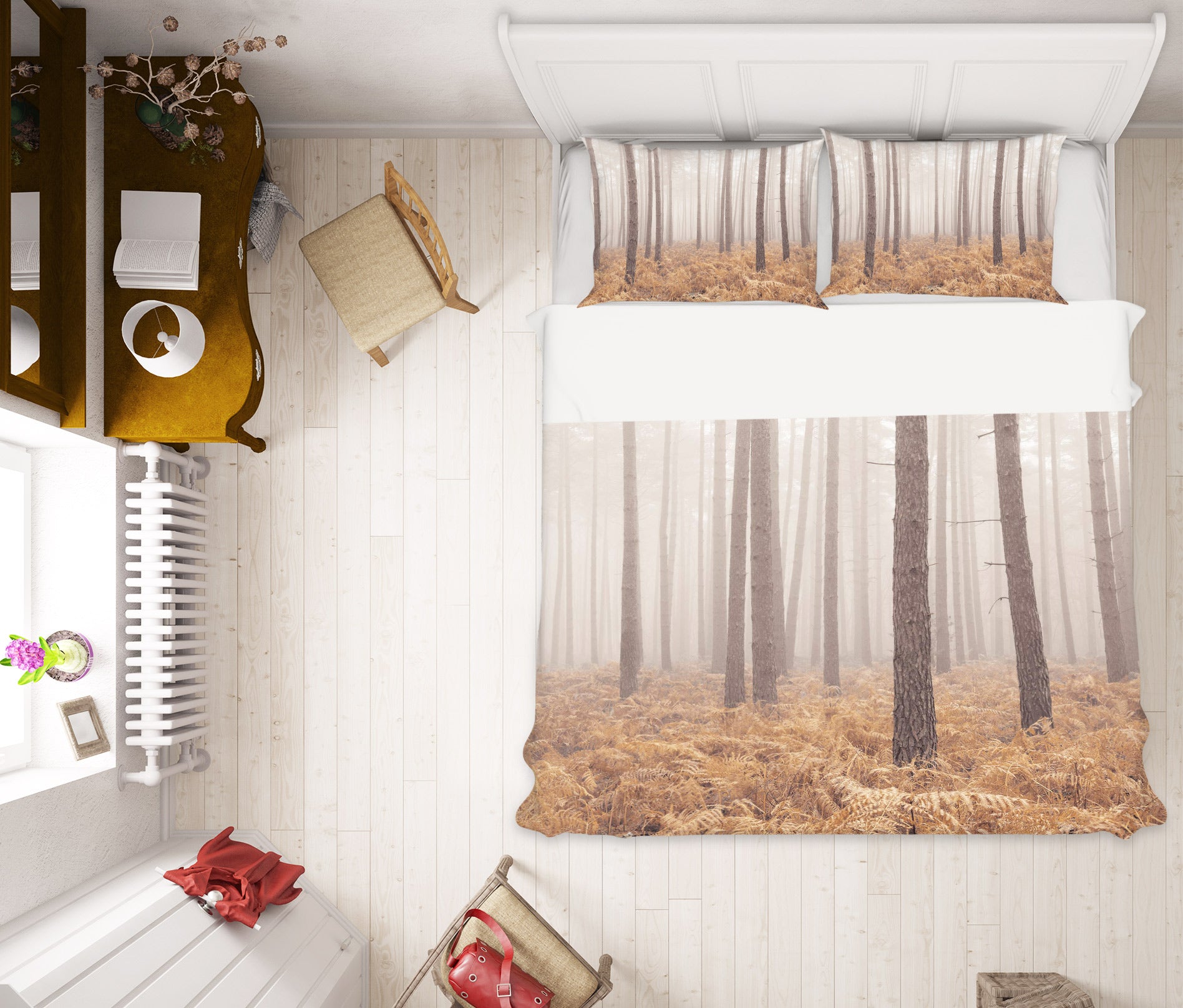 3D Autumn Woods 7015 Assaf Frank Bedding Bed Pillowcases Quilt Cover Duvet Cover