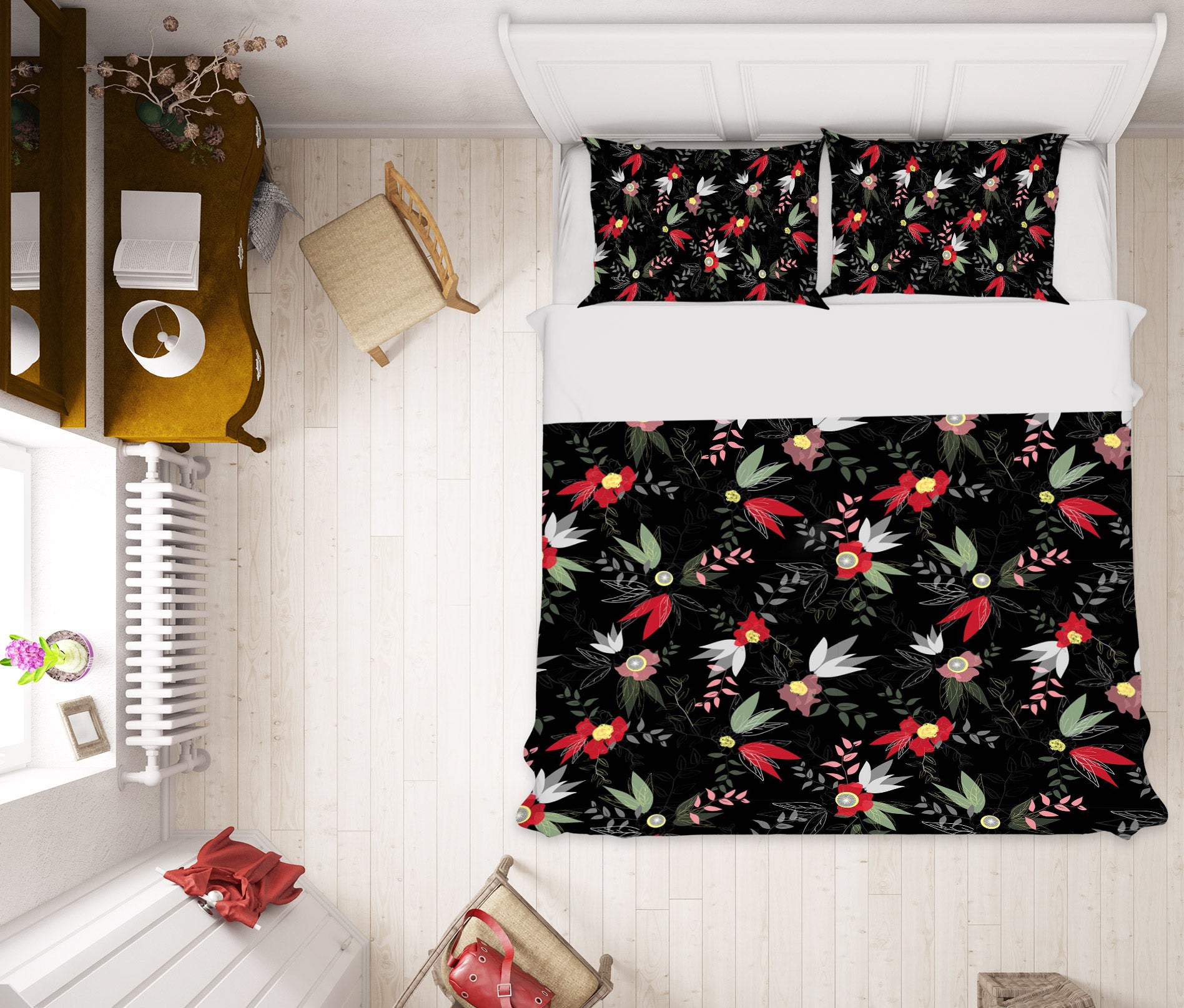 3D Flower Pattern 10971 Kashmira Jayaprakash Bedding Bed Pillowcases Quilt