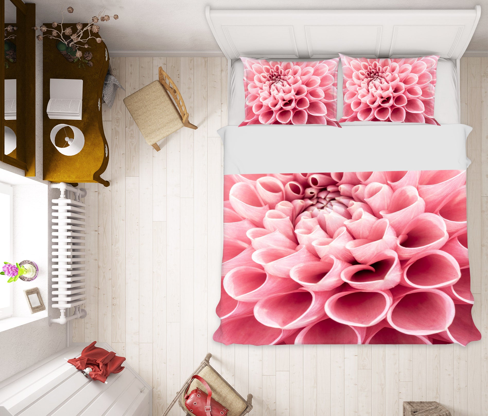 3D Pink Petals 7129 Assaf Frank Bedding Bed Pillowcases Quilt Cover Duvet Cover