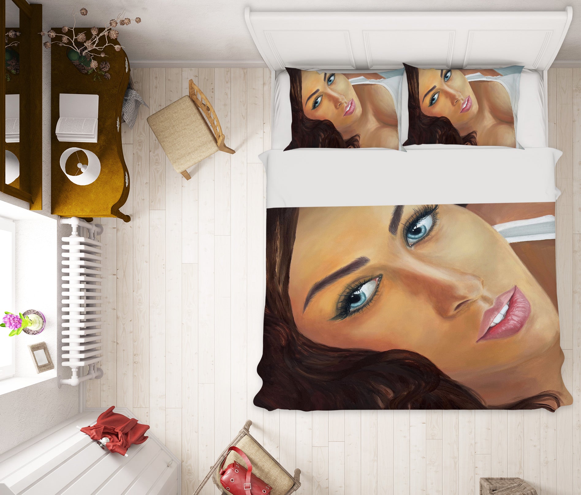 3D Beautiful Woman 97101 Marina Zotova Bedding Bed Pillowcases Quilt