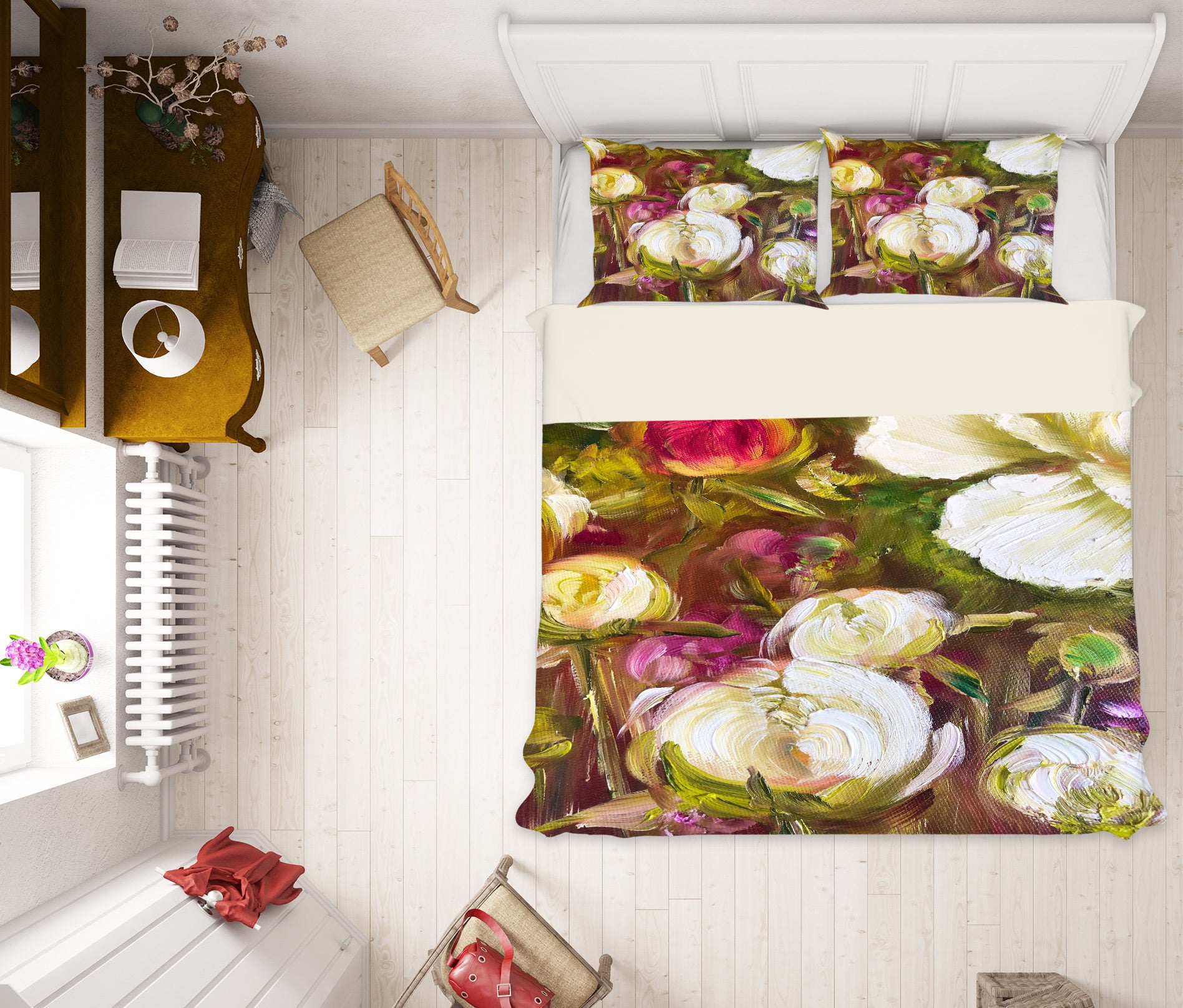 3D Rose Bouquet 430 Skromova Marina Bedding Bed Pillowcases Quilt