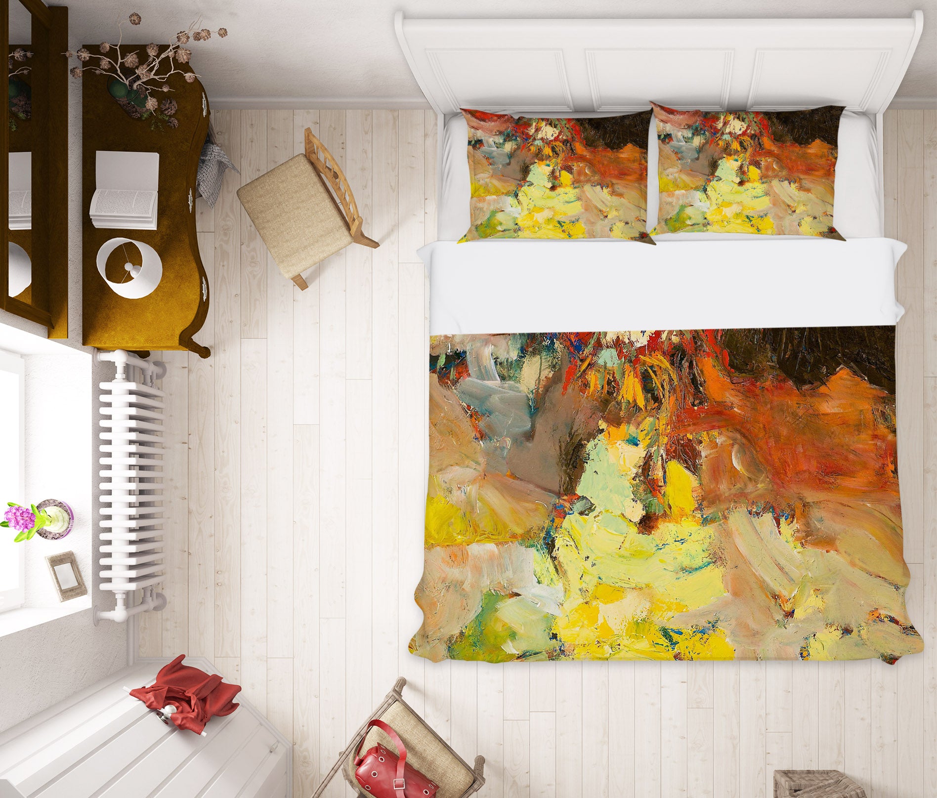 3D Color Oil Painting 2002 Allan P. Friedlander Bedding Bed Pillowcases Quilt