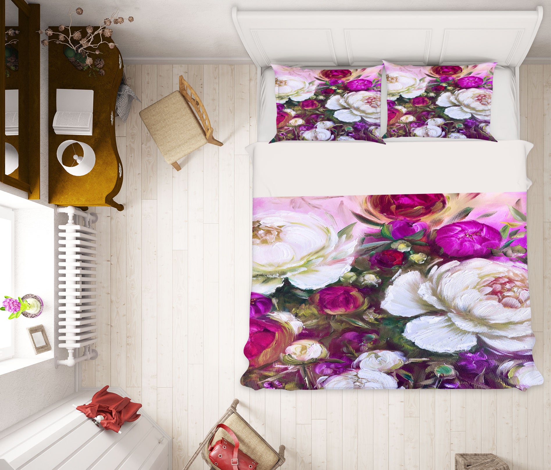 3D Bright Flowers 429 Skromova Marina Bedding Bed Pillowcases Quilt