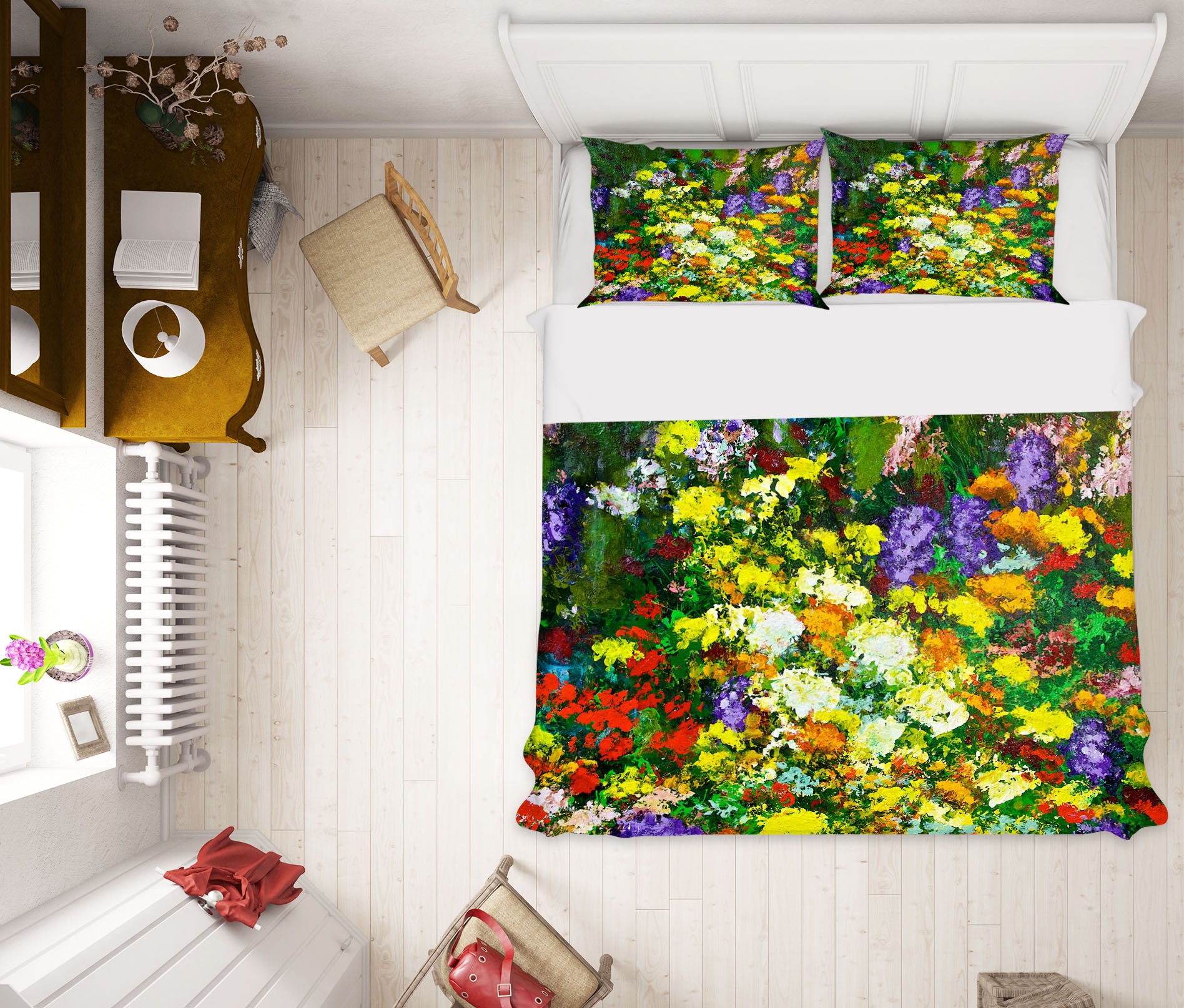 3D Canyon Flower 1077 Allan P. Friedlander Bedding Bed Pillowcases Quilt