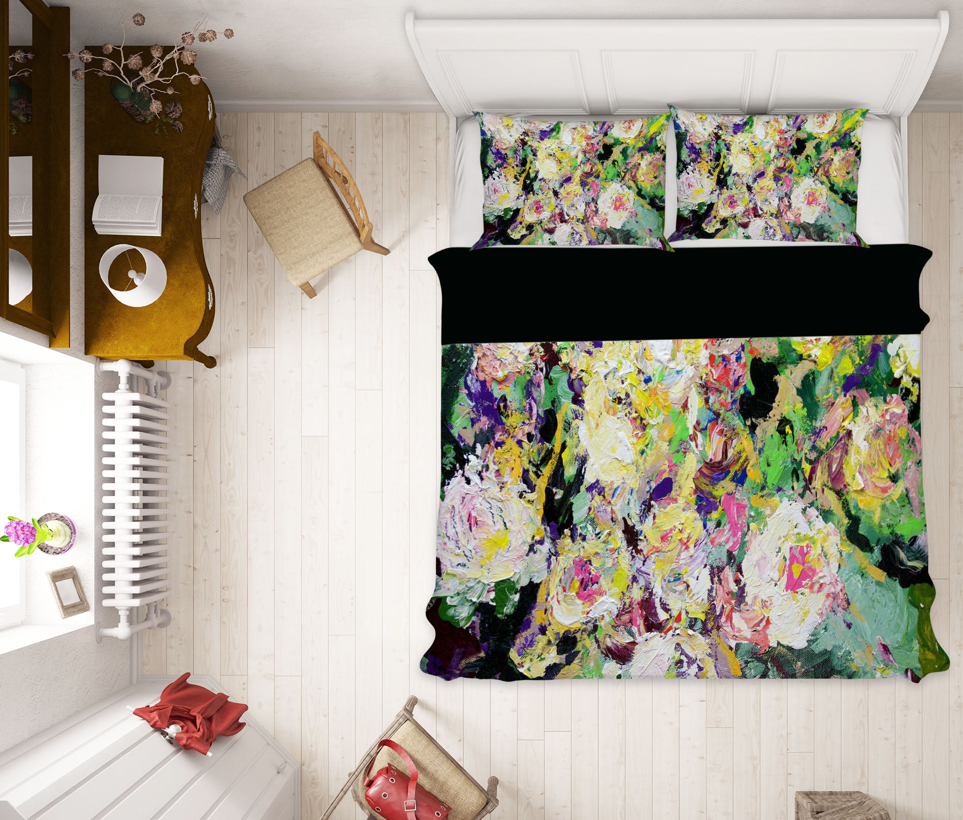 3D Garden Wind 1153 Allan P. Friedlander Bedding Bed Pillowcases Quilt