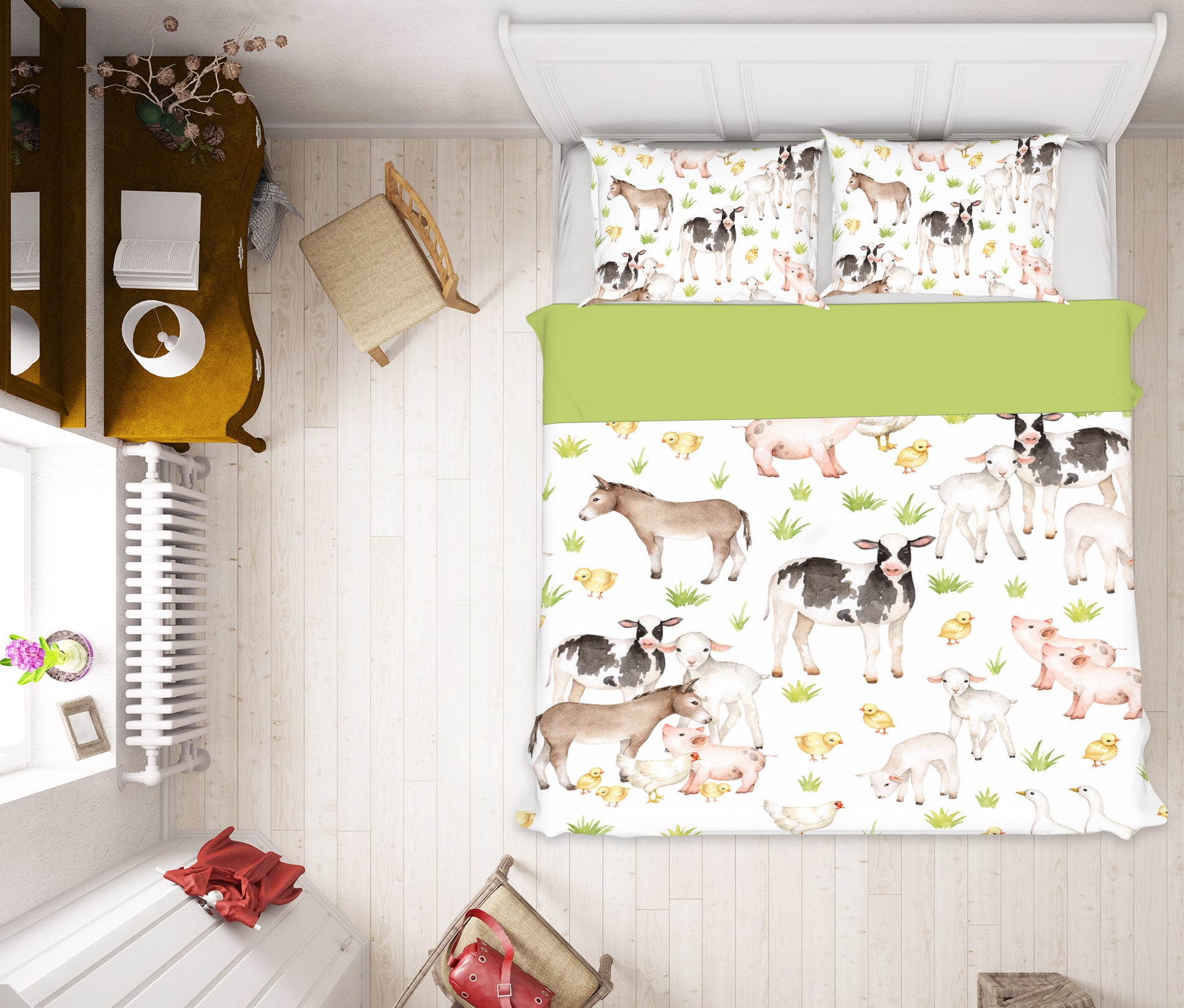 3D Cattle Sheep 227 Uta Naumann Bedding Bed Pillowcases Quilt